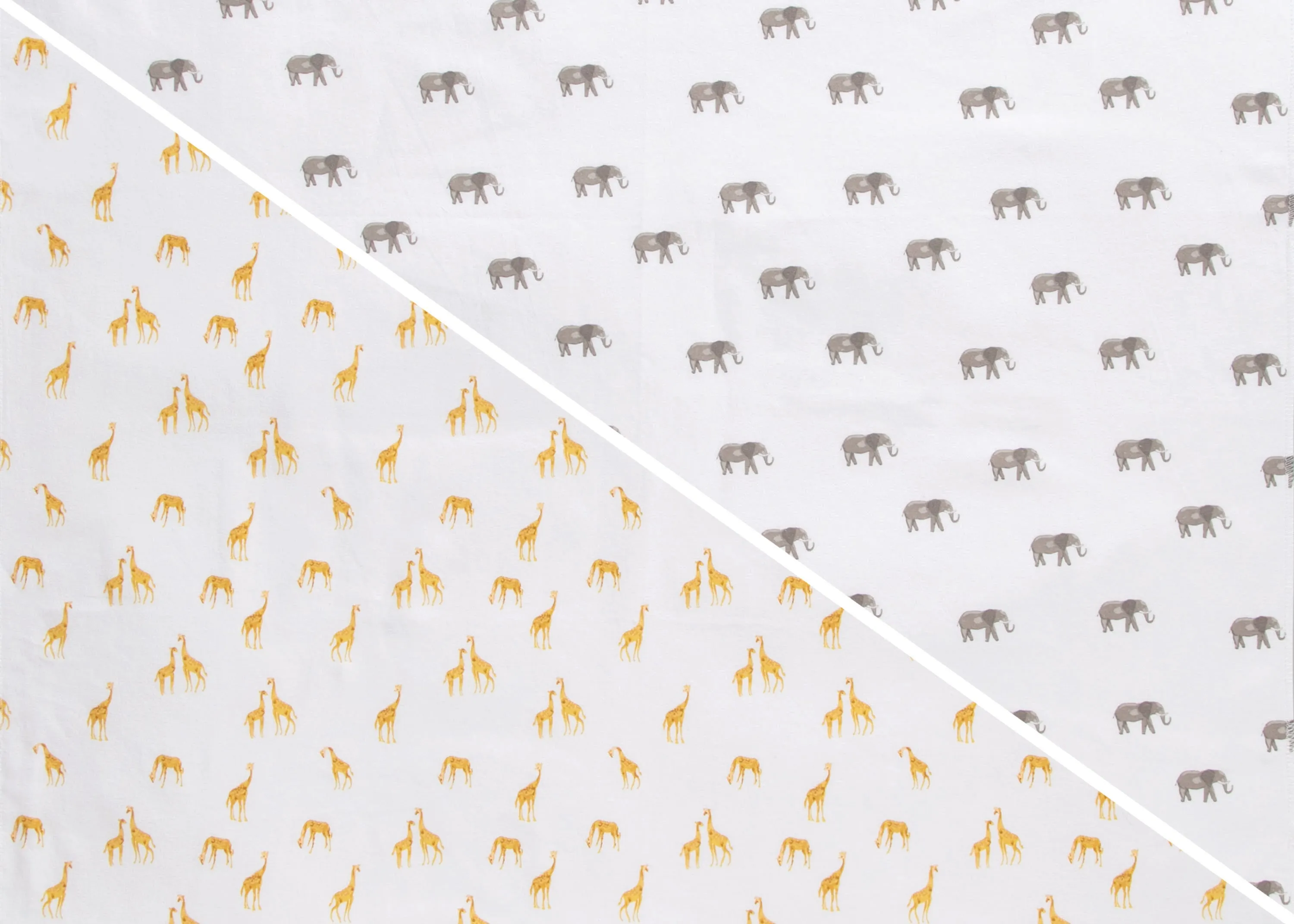 100% Cotton Flannel Baby Receiving Blankets - 2 Pack