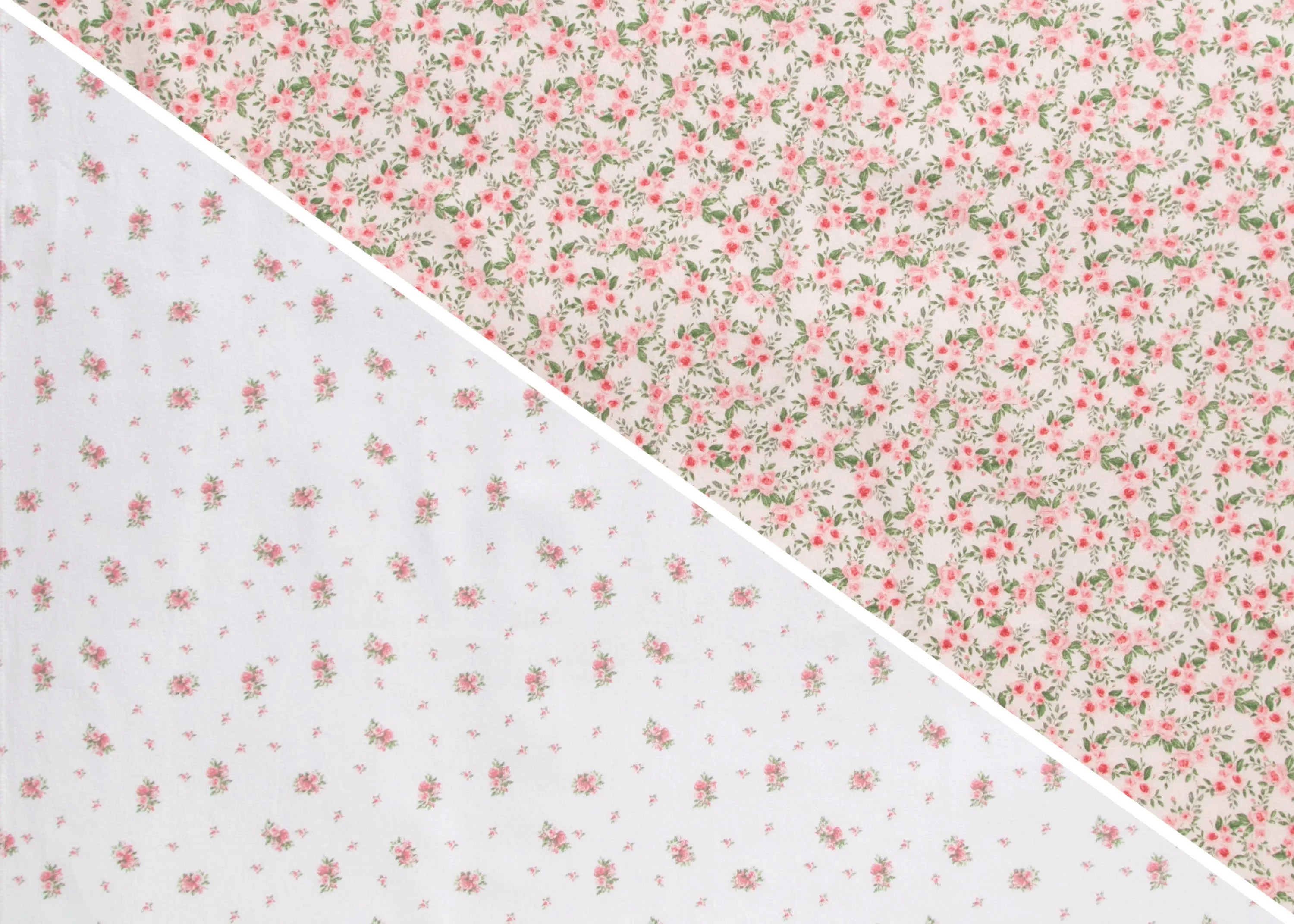 100% Cotton Flannel Baby Receiving Blankets - 2 Pack