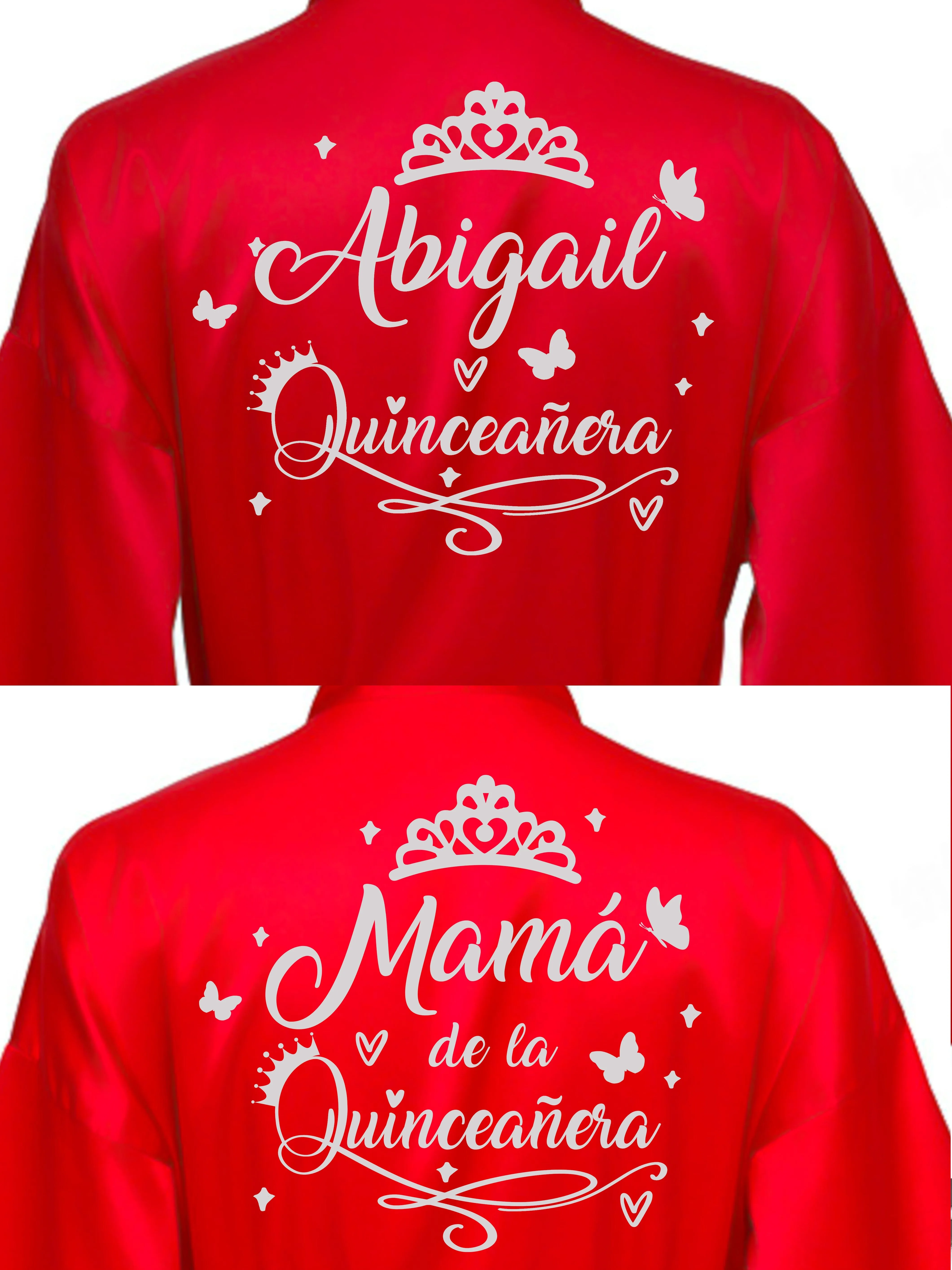 2 Batas quinceanera Red with Silver