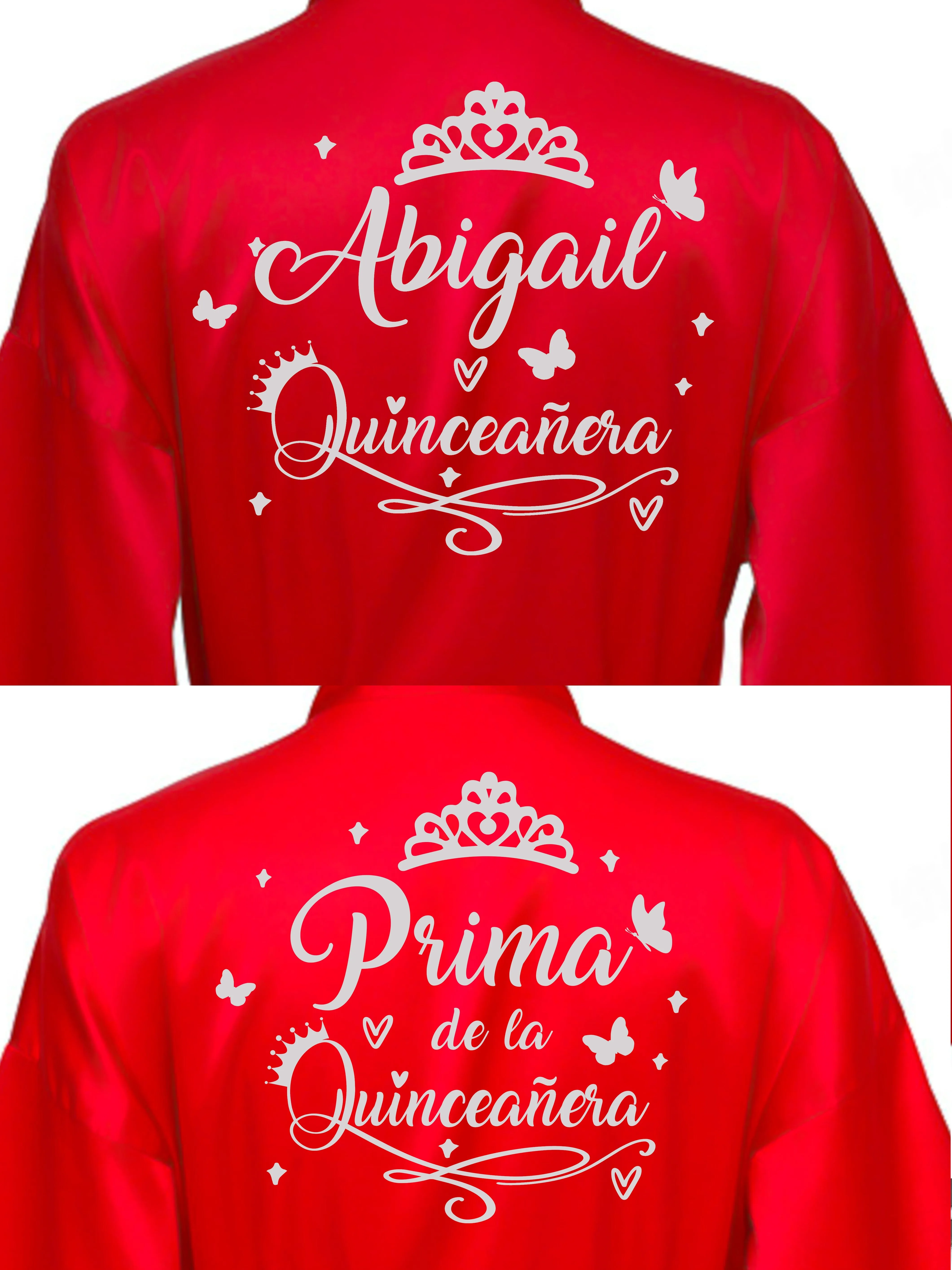 2 Batas quinceanera Red with Silver