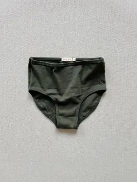 adult organic cotton undies in pine