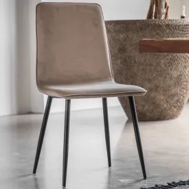 Amos Widdicombe Dining Chair Taupe (2pk)