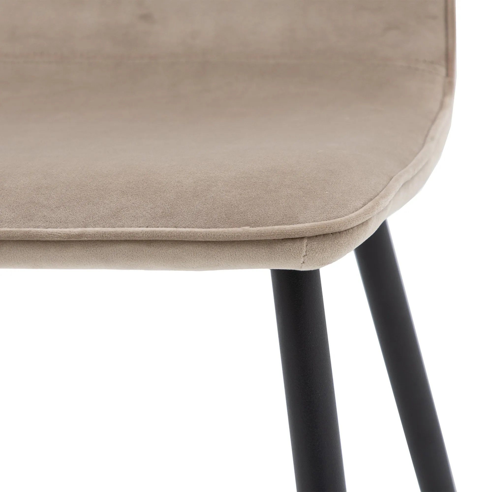Amos Widdicombe Dining Chair Taupe (2pk)