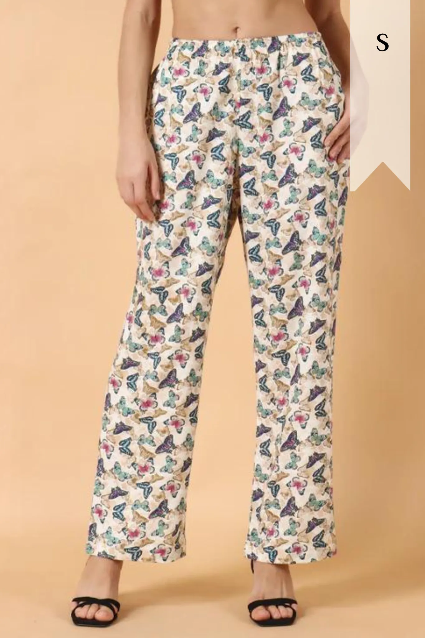 Beige Wasp Palazzo