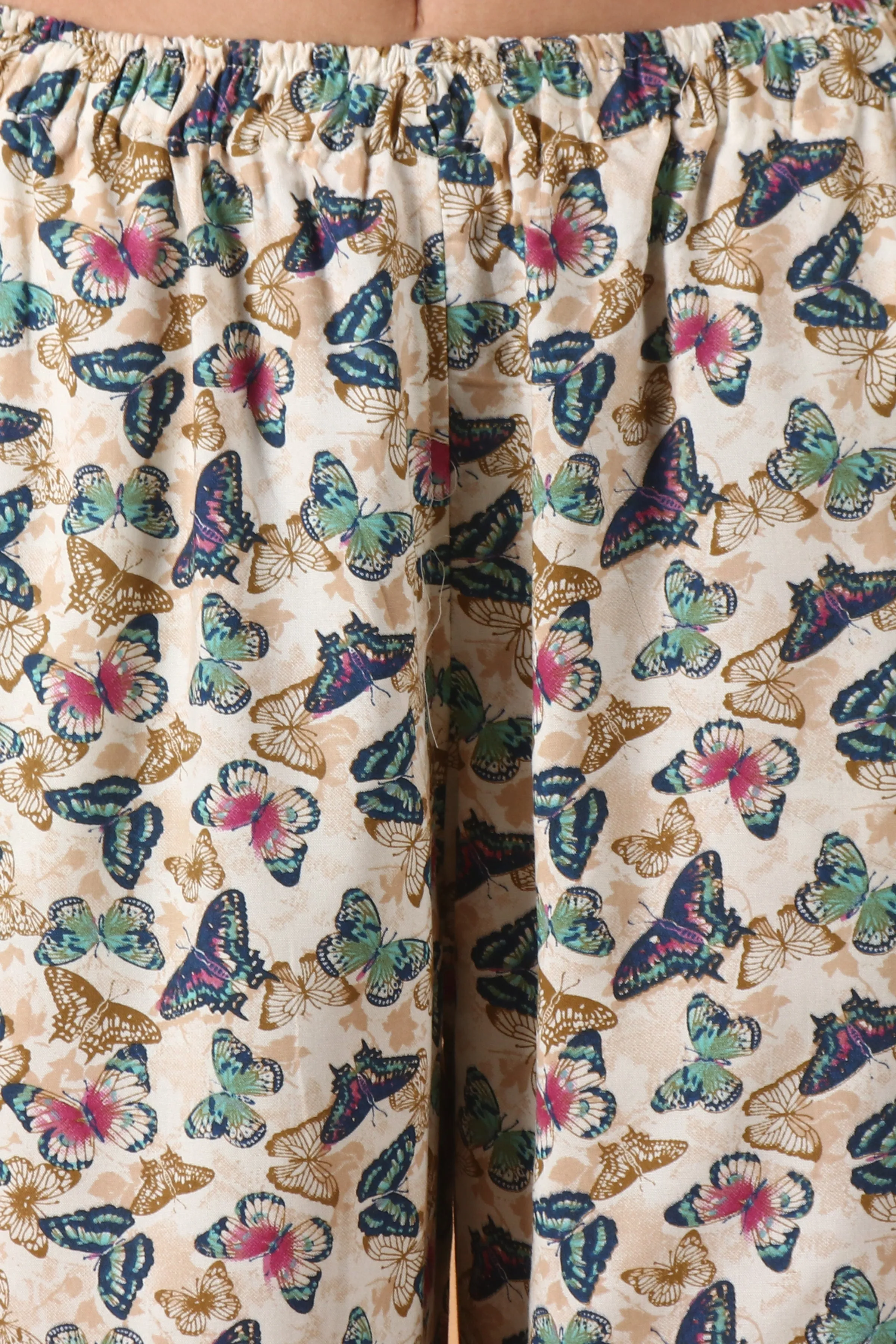 Beige Wasp Palazzo