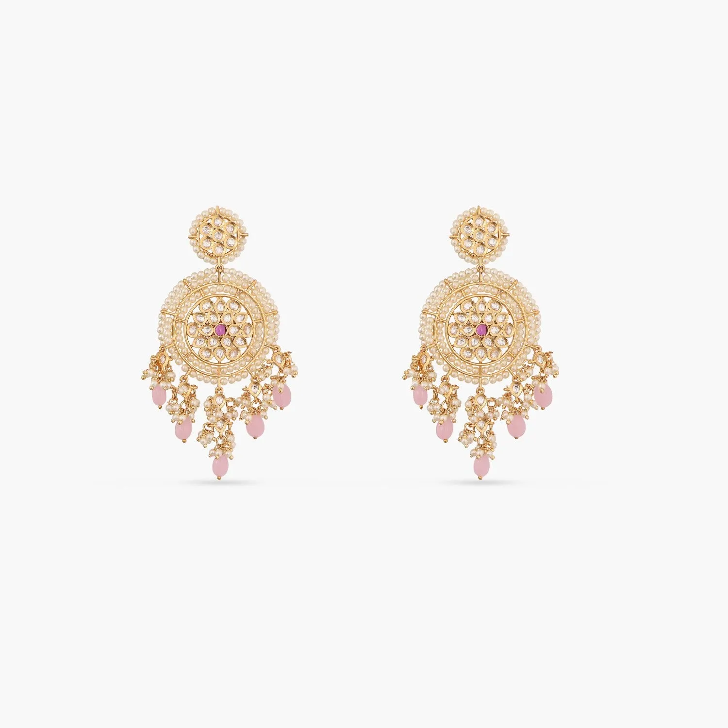 Bhavana Grand Kundan Chandbali Earrings