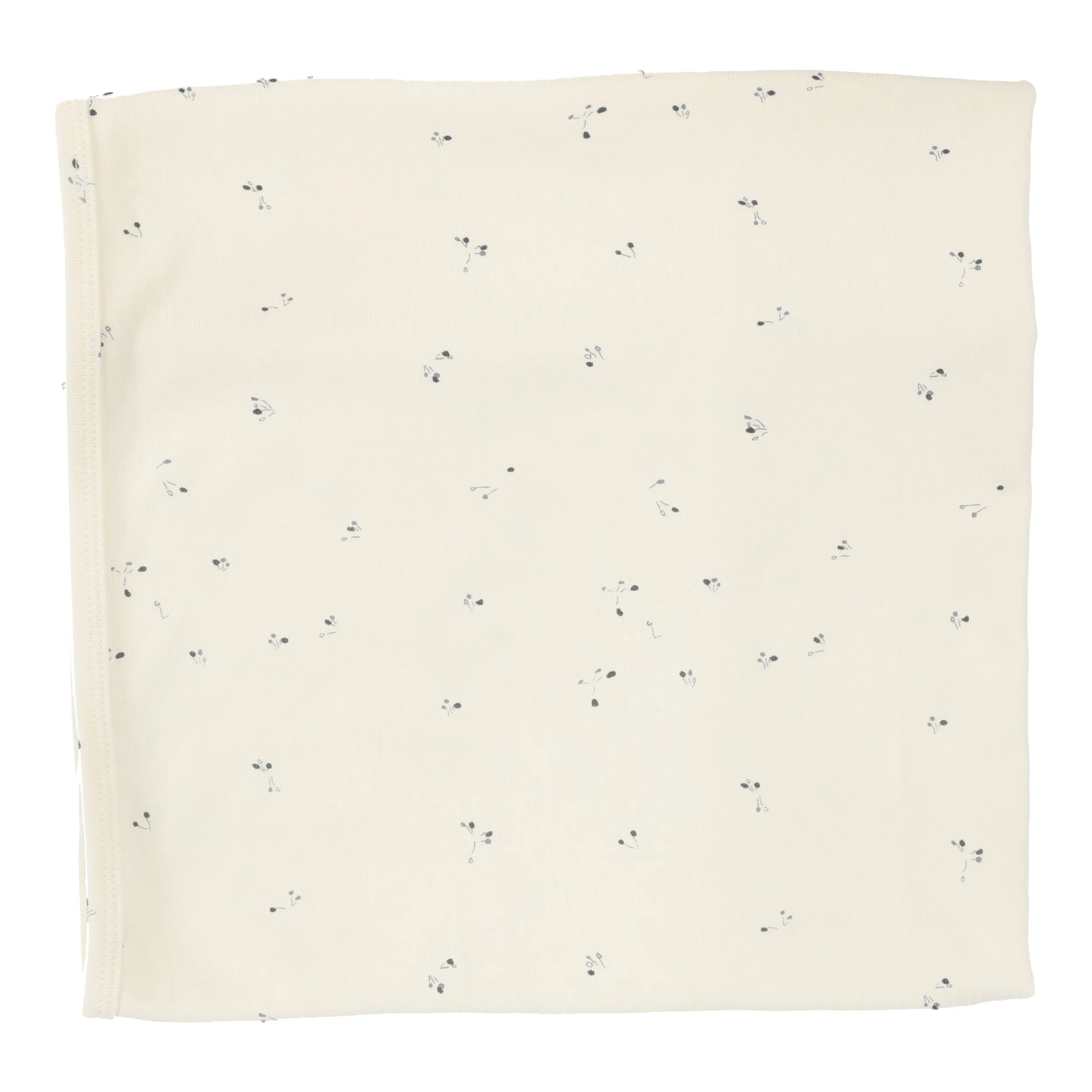 blanket printed - clover ivory