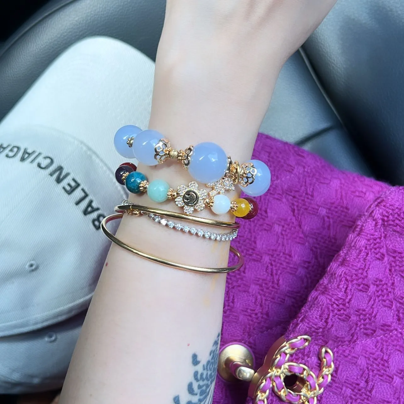 Blue Chalcedony Supreme Bracelet