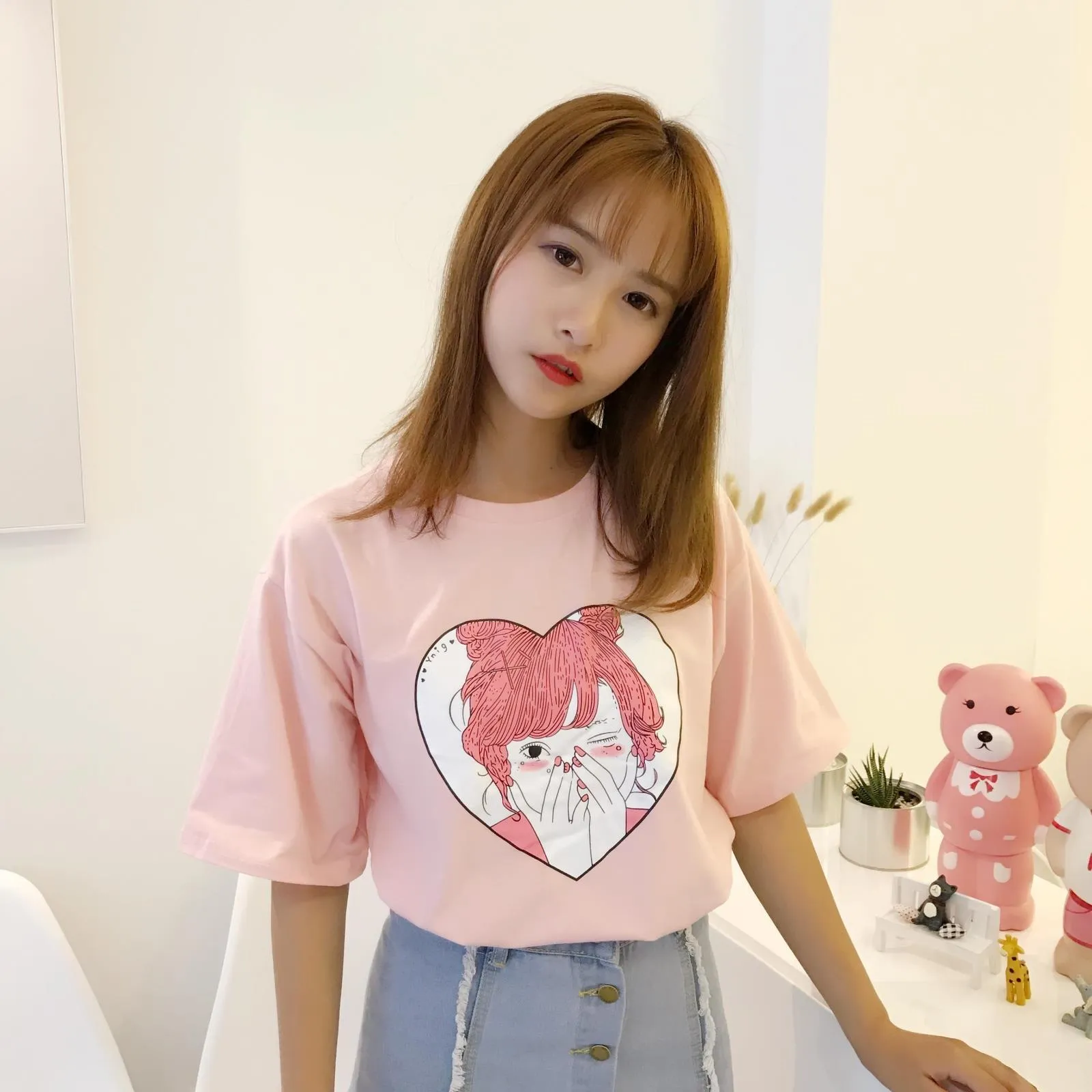 Blushy Girl Tee