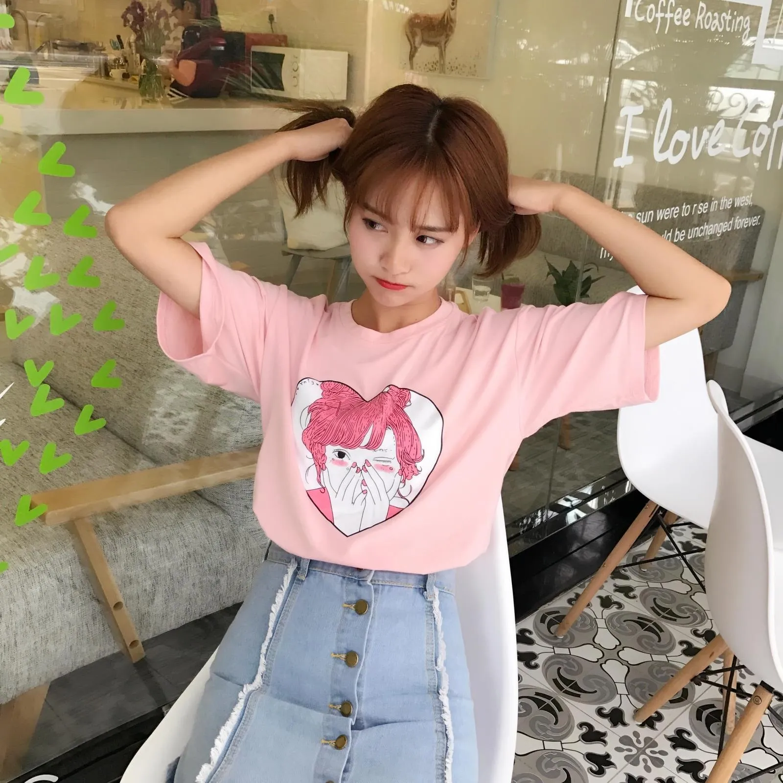 Blushy Girl Tee