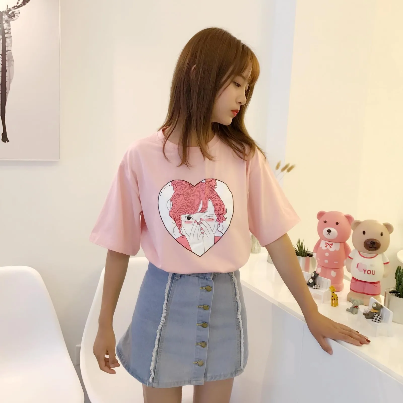 Blushy Girl Tee