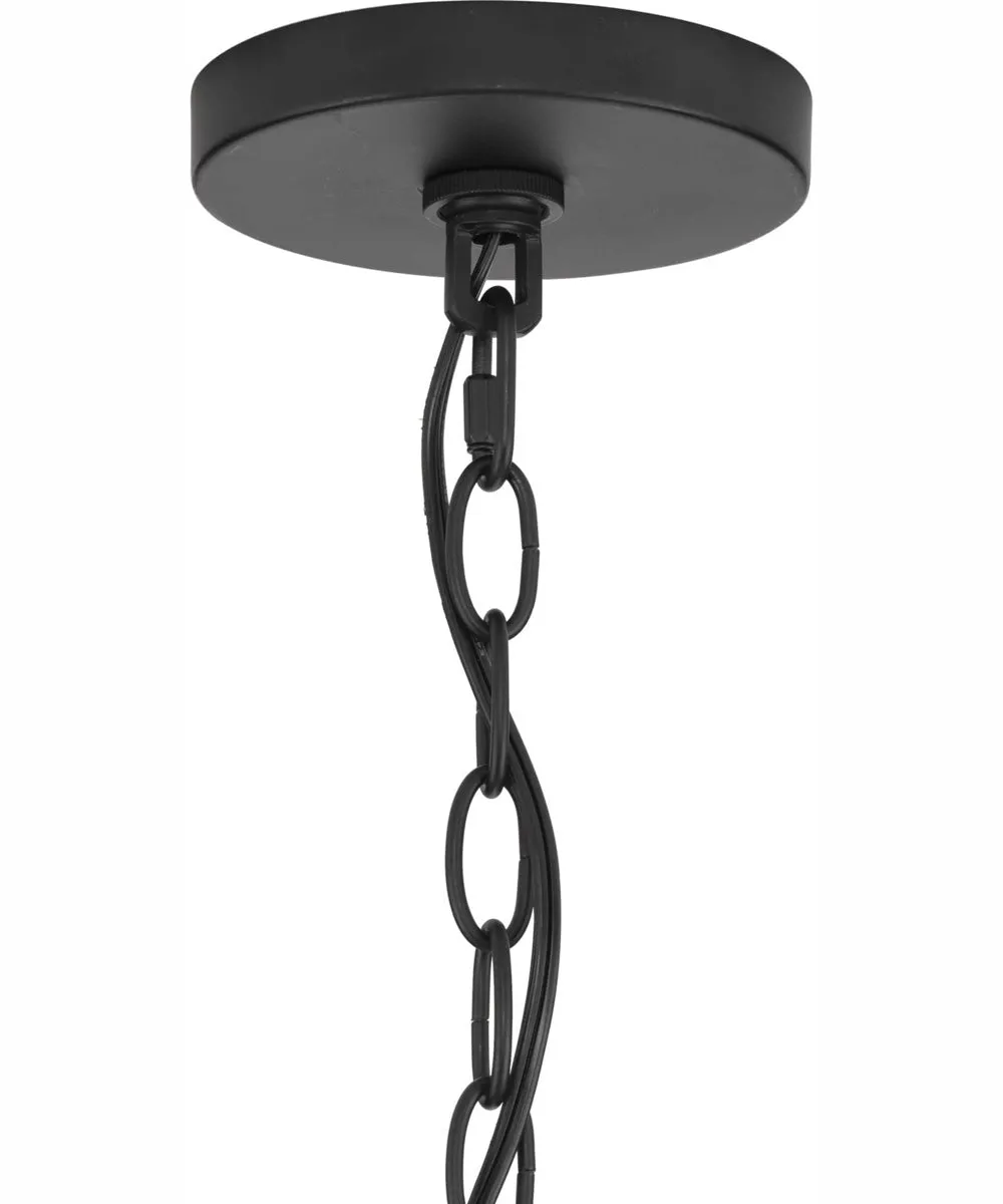 Breckenridge 5-Light Rustic Farmhouse Chandelier Matte Black
