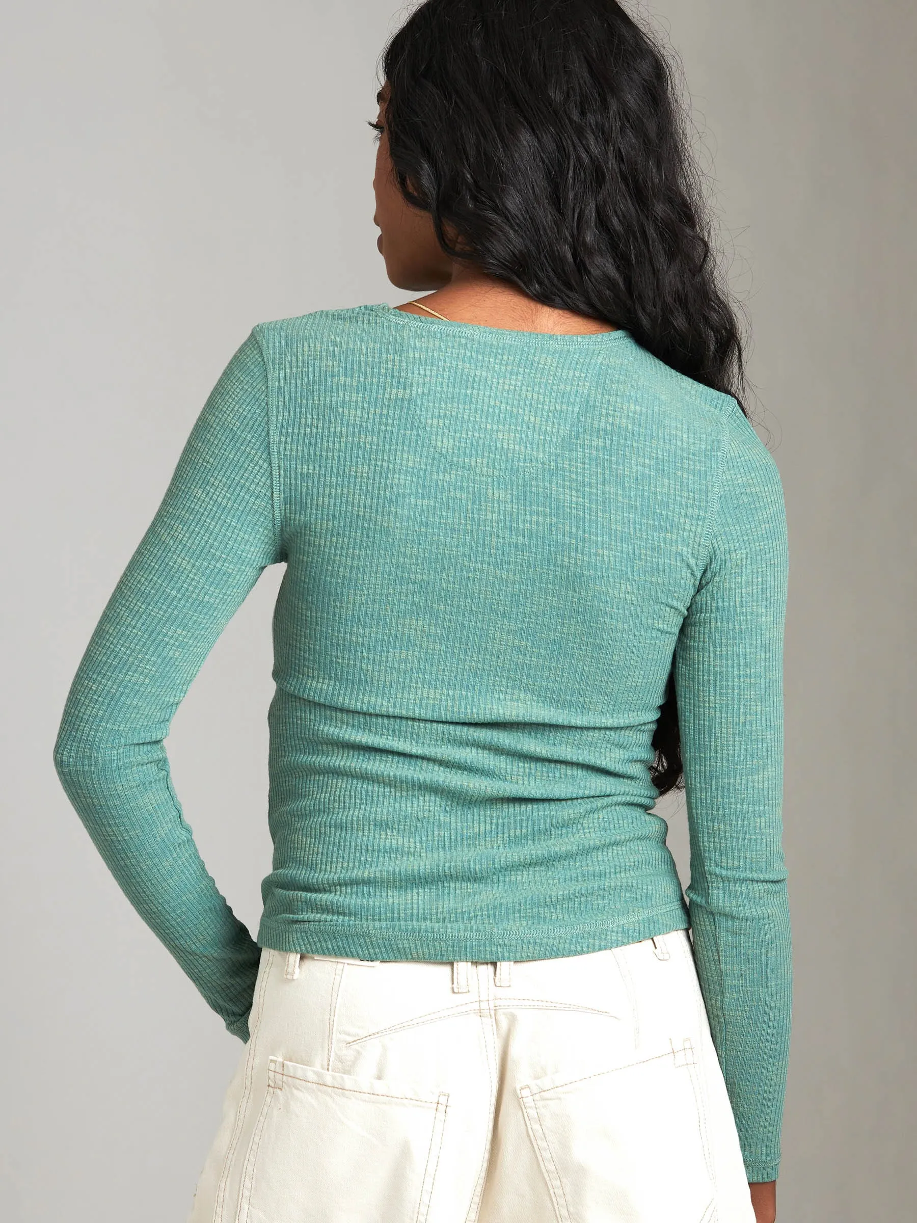 Bryony Crewneck Long Sleeve Top