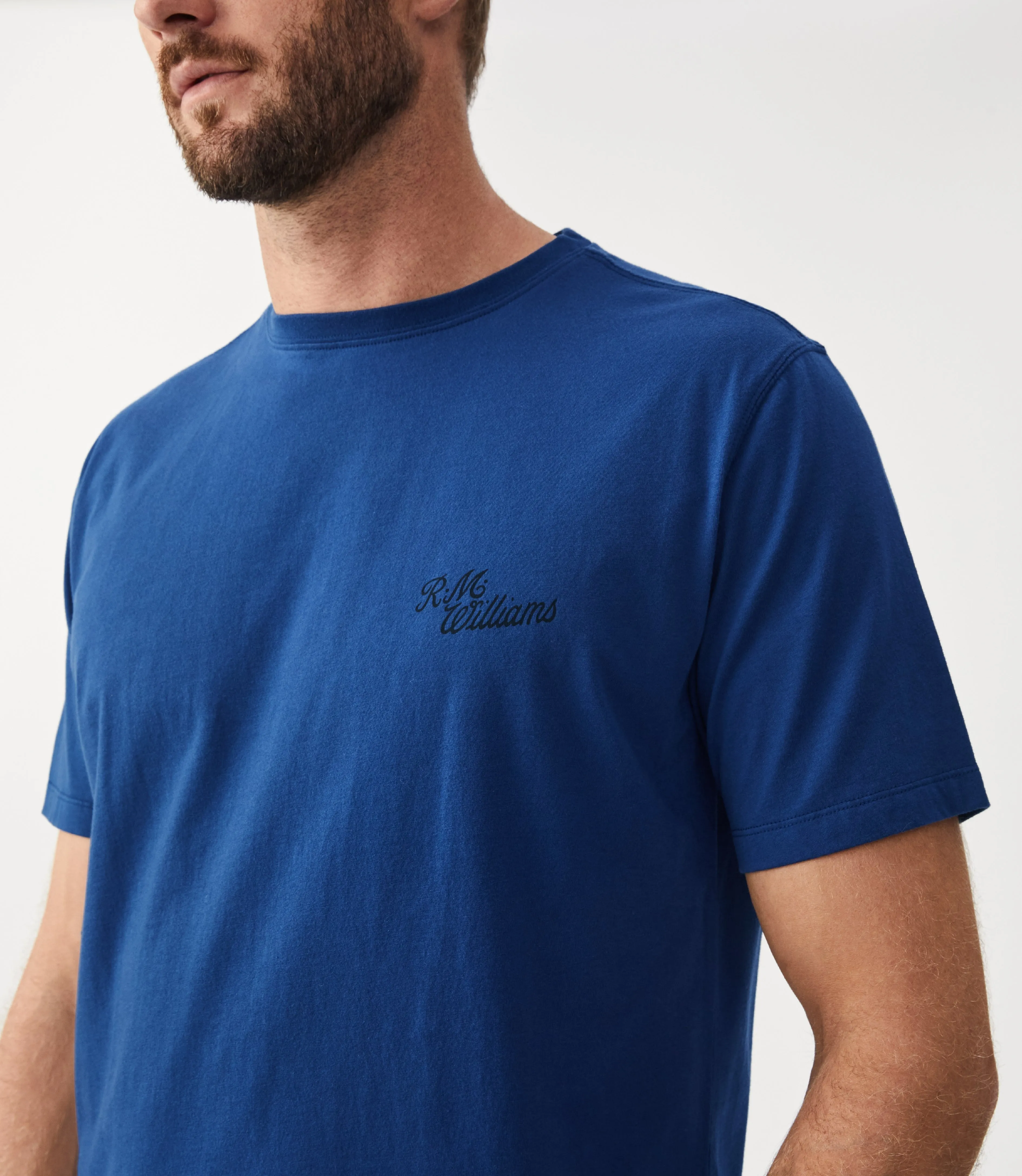 Byron Tee - Blue/Black