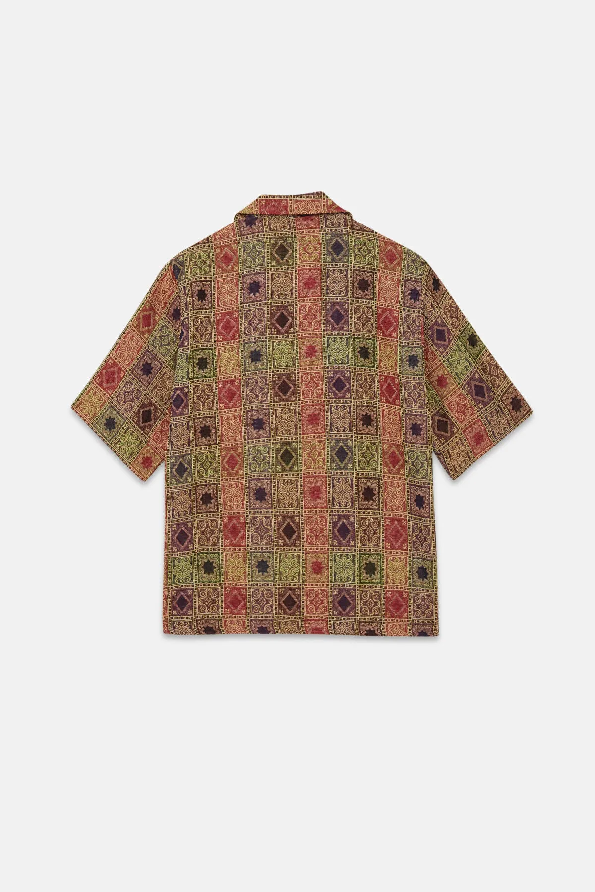 Cabana Shirt Poly India Jacquard