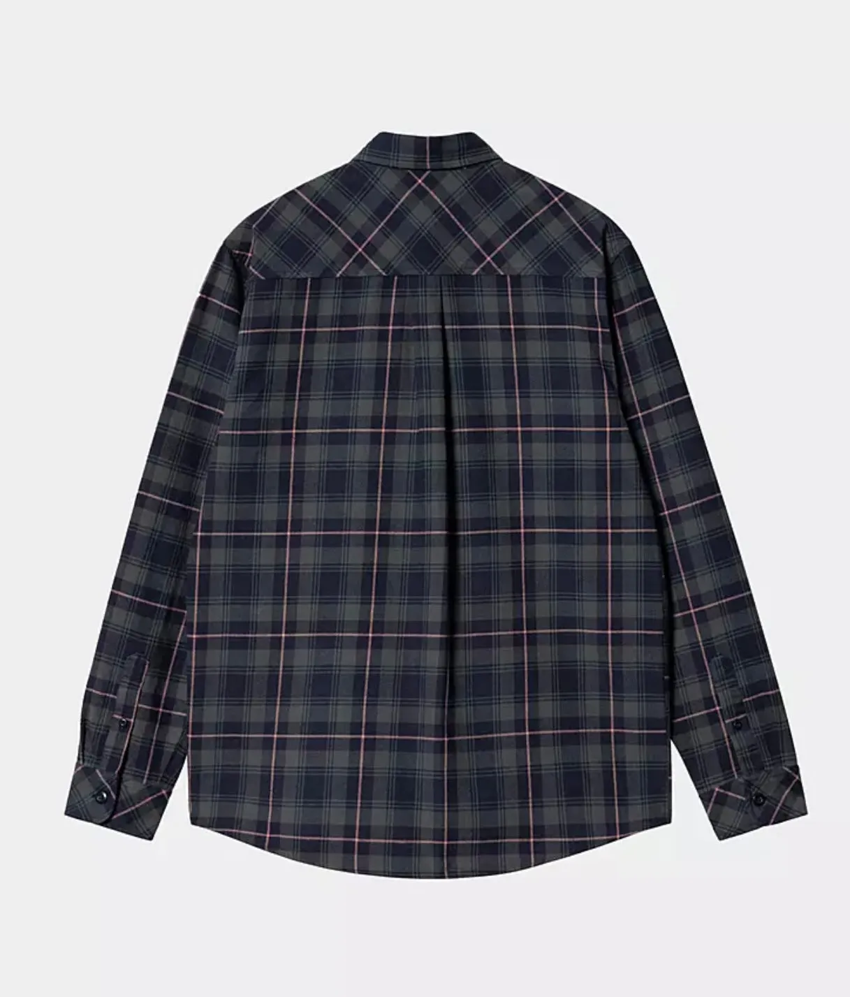 Carhartt WIP Lermond L/S Shirt Lermond Check, Juniper/Dark Navy
