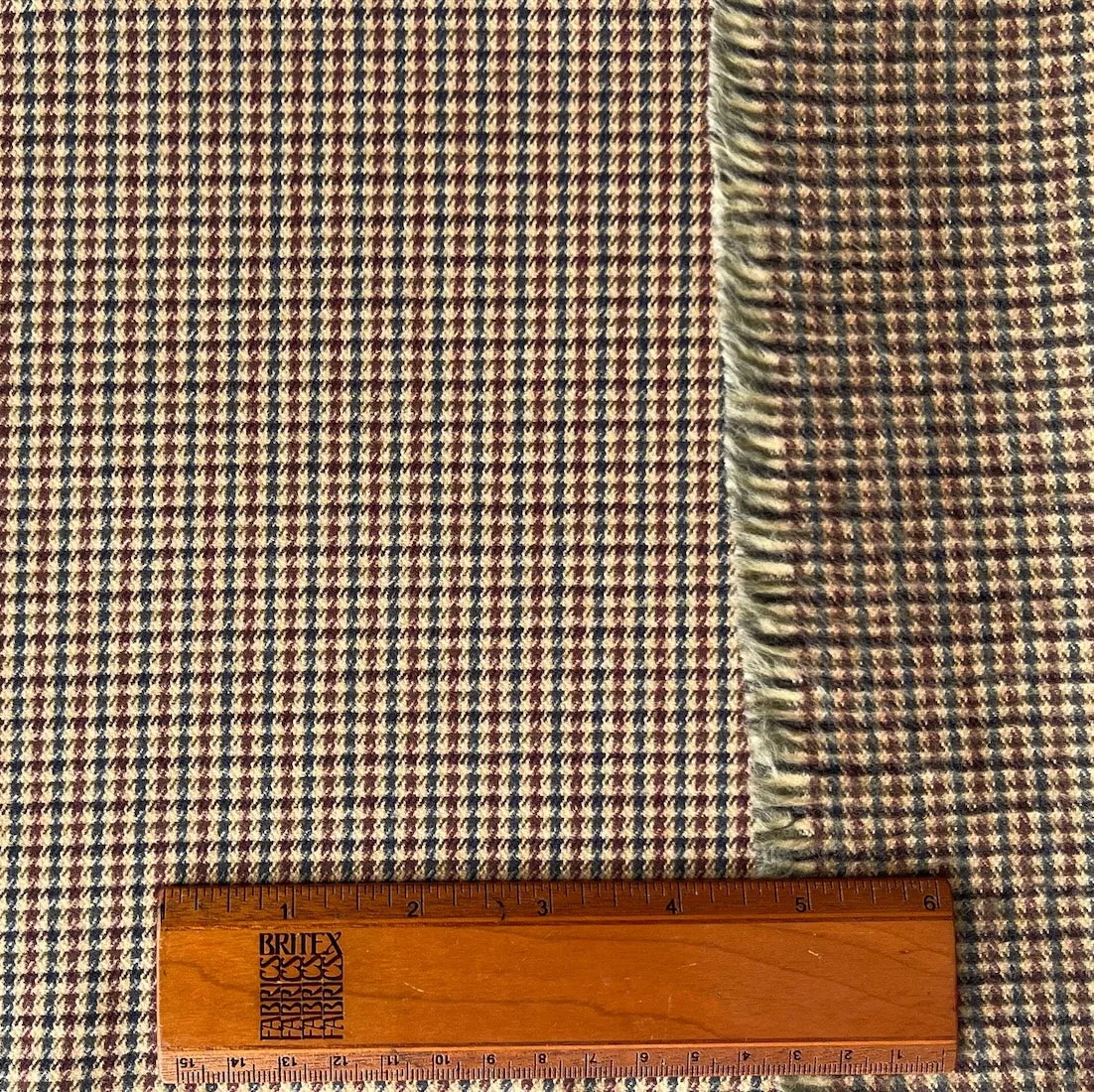 Cozy Coffee Checked Cotton Flannel (Made in Italy)