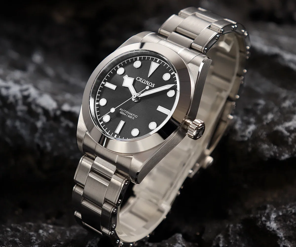 Cronos BB39 Snowflake Automatic Men Watch L6025
