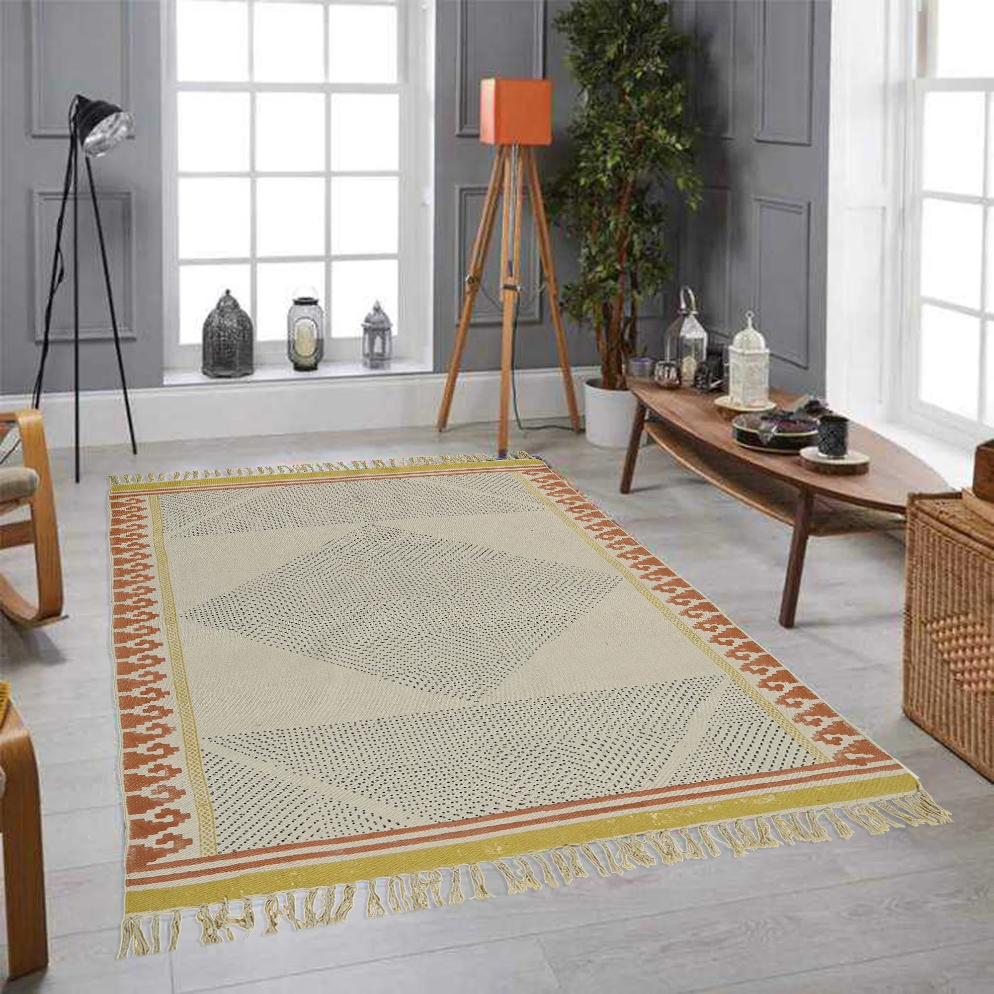 DYNAMO - BLOCK PRINTED RUG