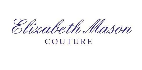 ELIZABETH MASON COUTURE Black Silk "Deconstructed Rose" Wrap