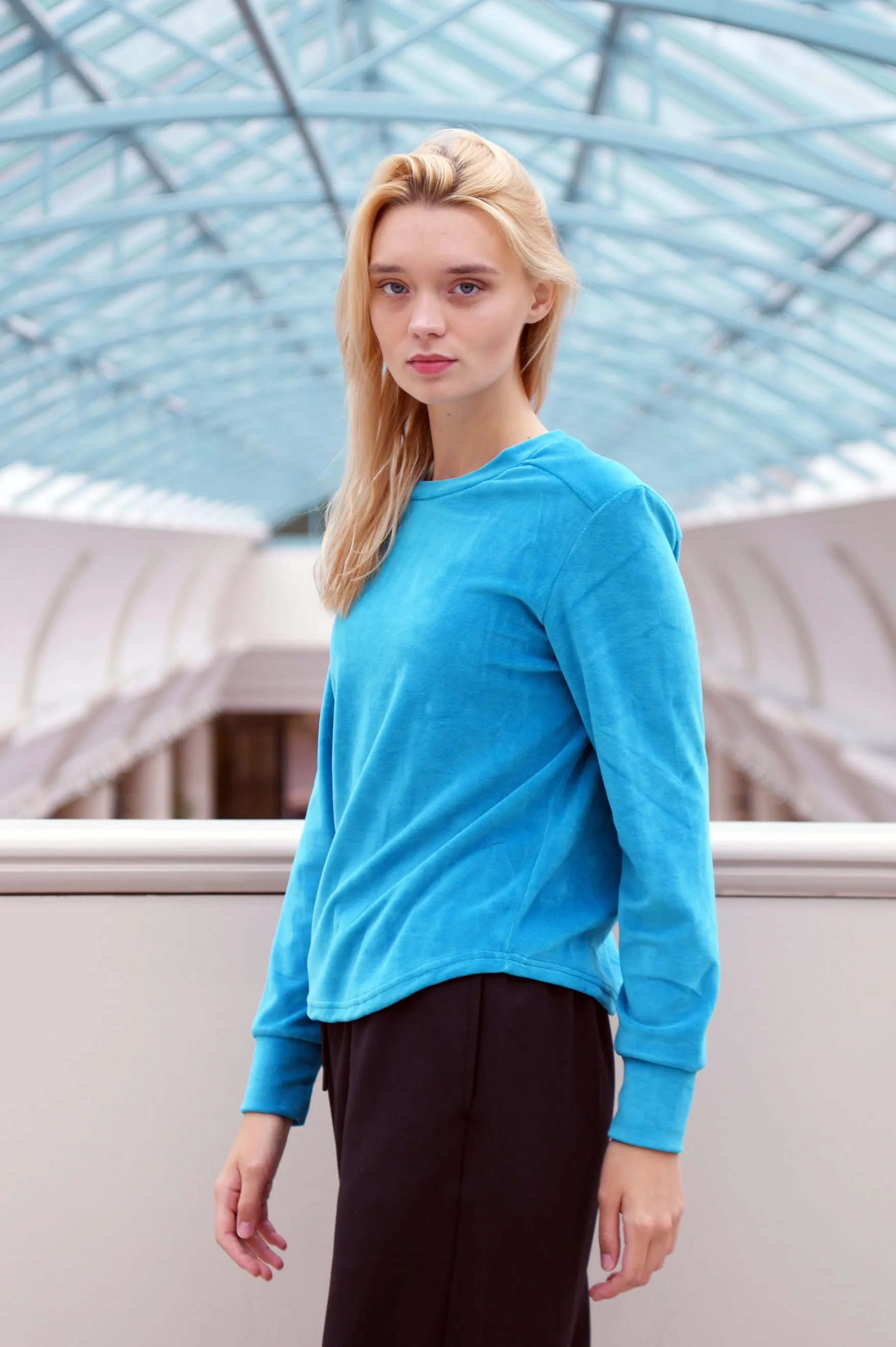 ELSIE VELOUR TOP (Final Sale)