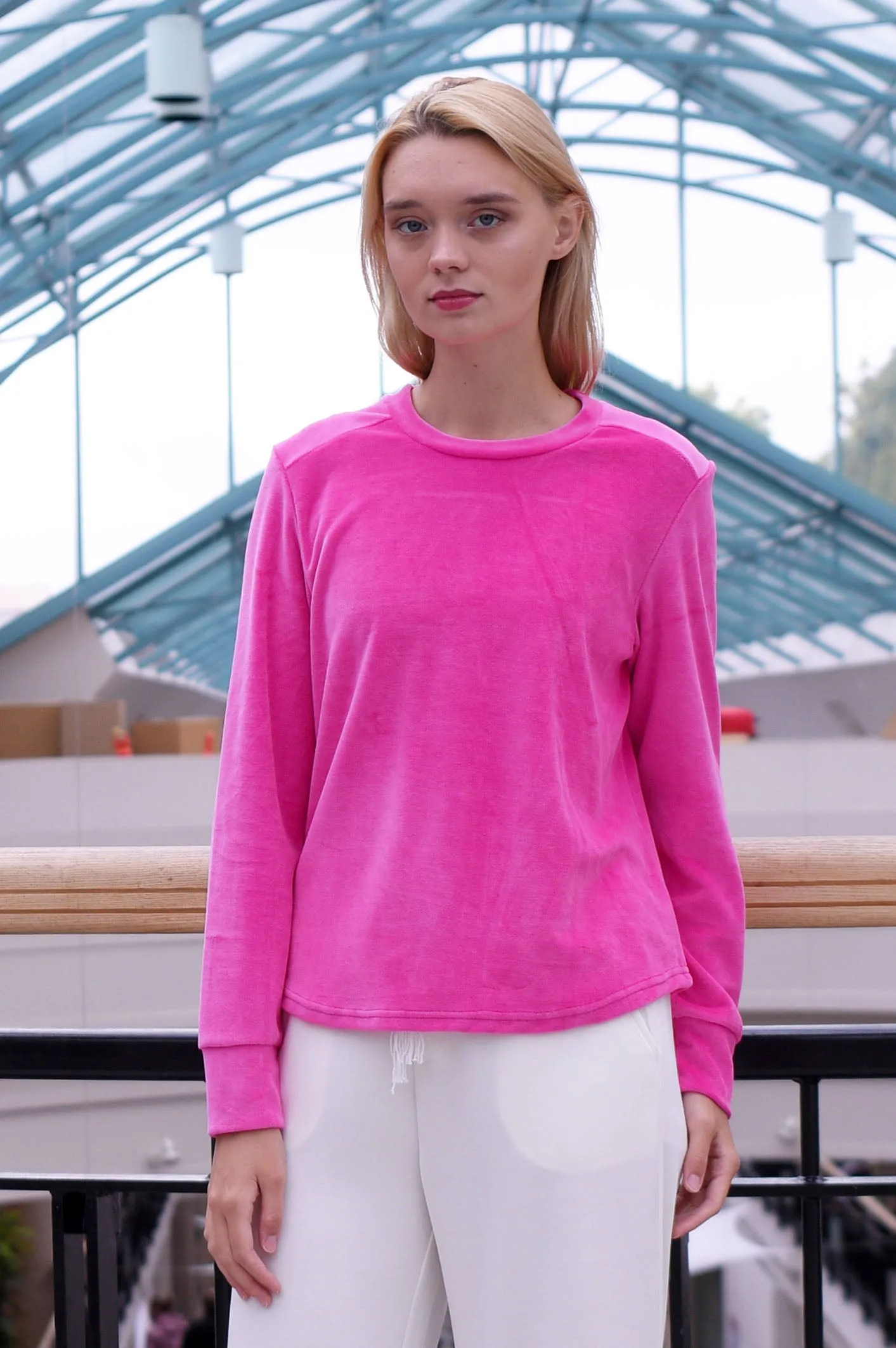ELSIE VELOUR TOP (Final Sale)