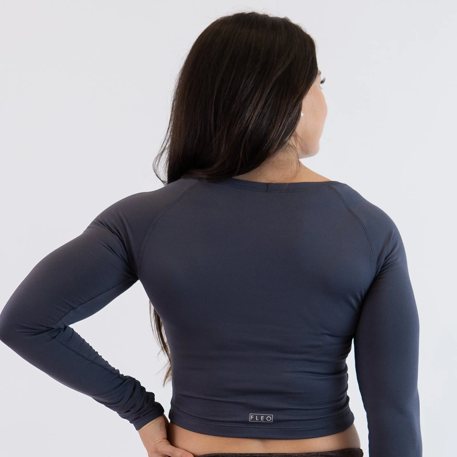 Foundation Scoop Crop Long Sleeve