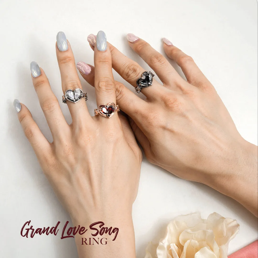 Grand Love Song Ring [White gems]