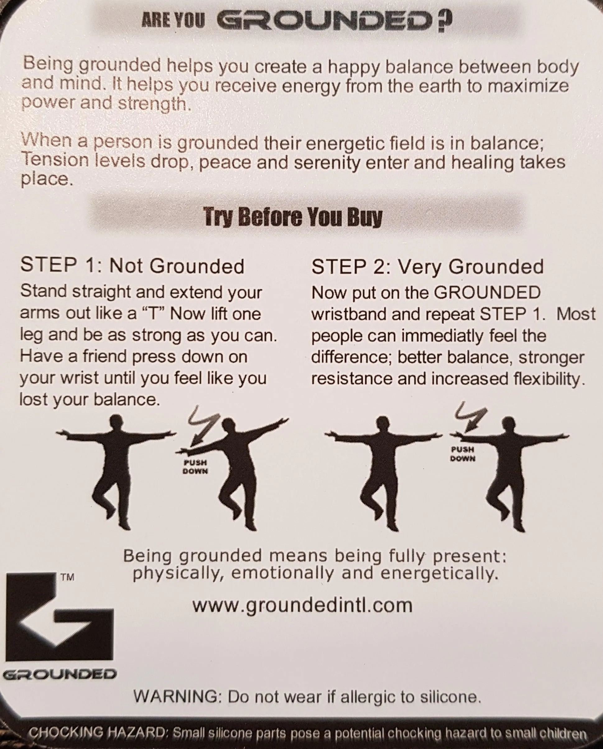 Grounded Energetic Wristband (Translucent/Brown)