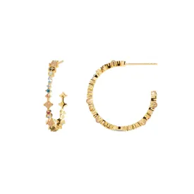 Halo Gold Earrings
