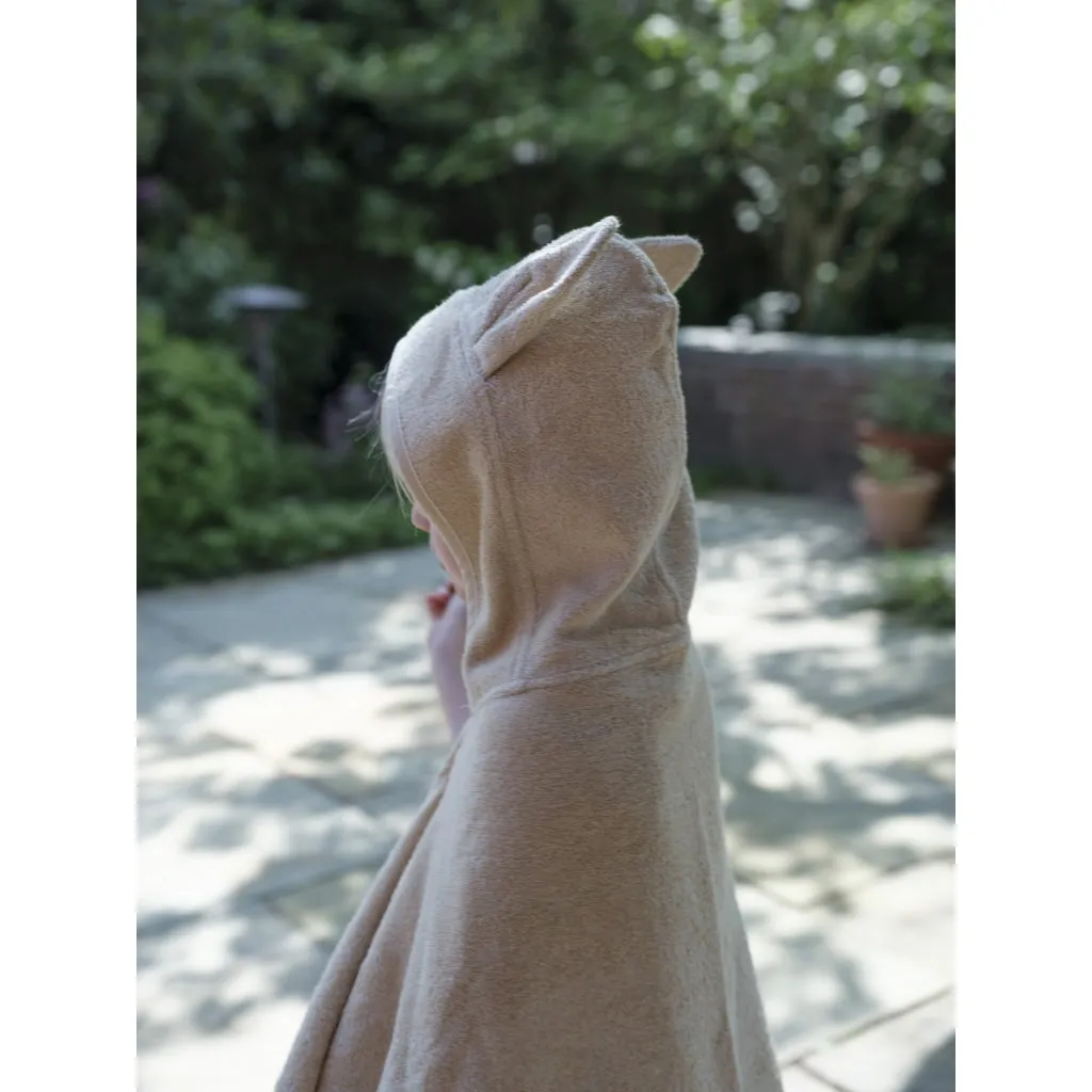 Hooded Junior Towel - Bunny - Wheat