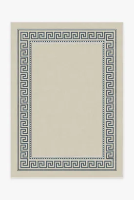 Kallos Border Ivory & Blue Rug