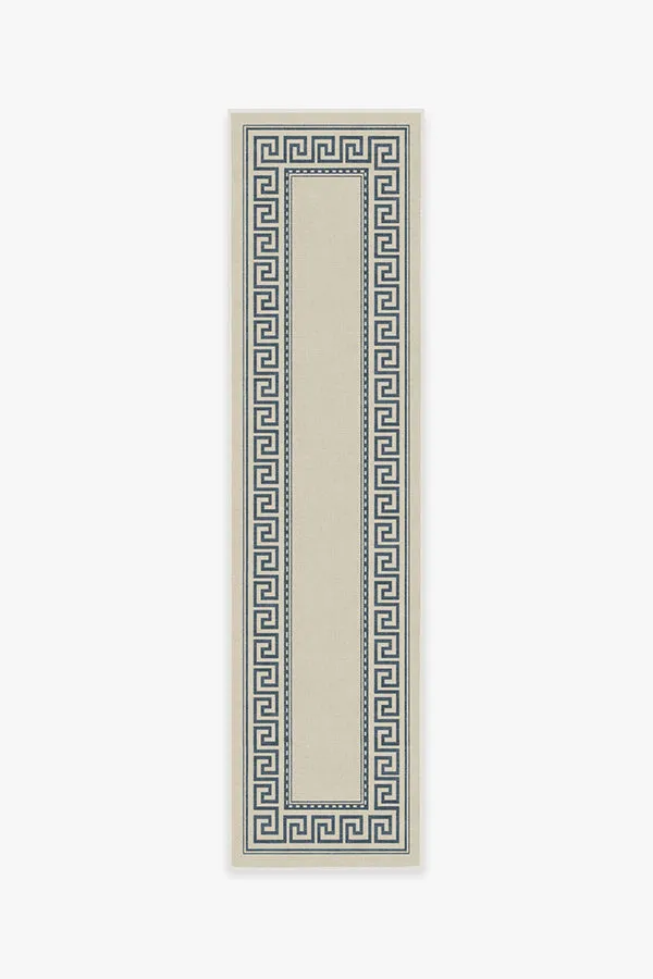 Kallos Border Ivory & Blue Rug