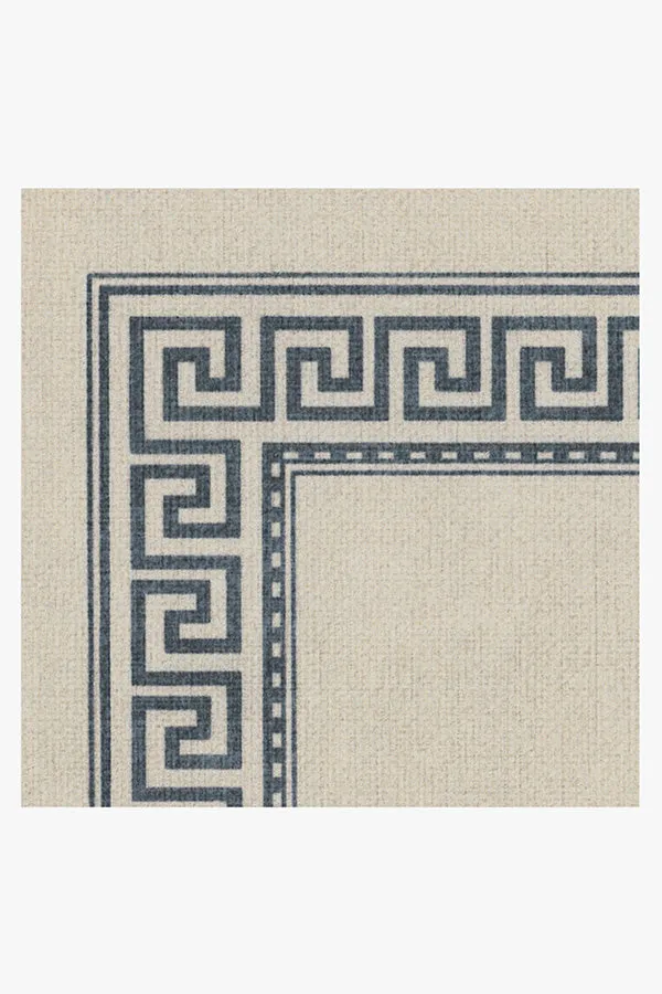 Kallos Border Ivory & Blue Rug