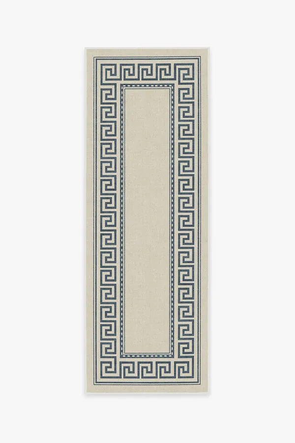 Kallos Border Ivory & Blue Rug