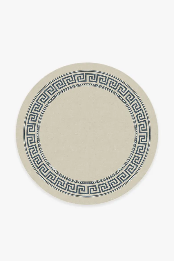 Kallos Border Ivory & Blue Rug