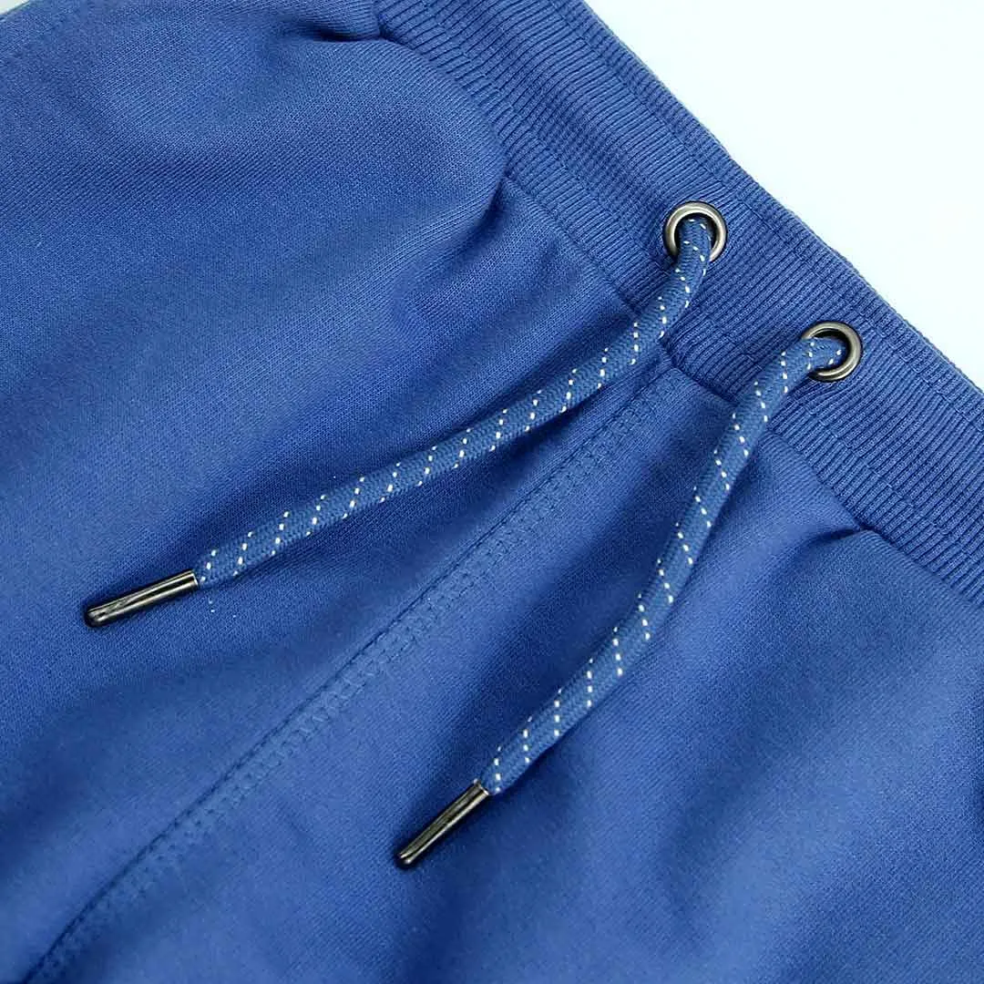 Kids Soft Cotton Blue Terry Short