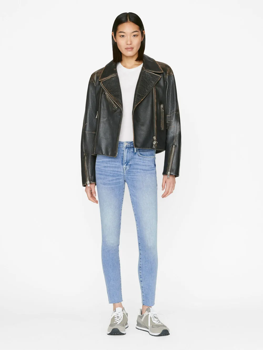 Le High Skinny Raw Edge -- Galeston