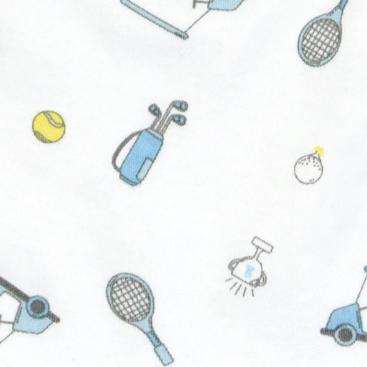 Lets Golf Printed Bib | Baby Boy