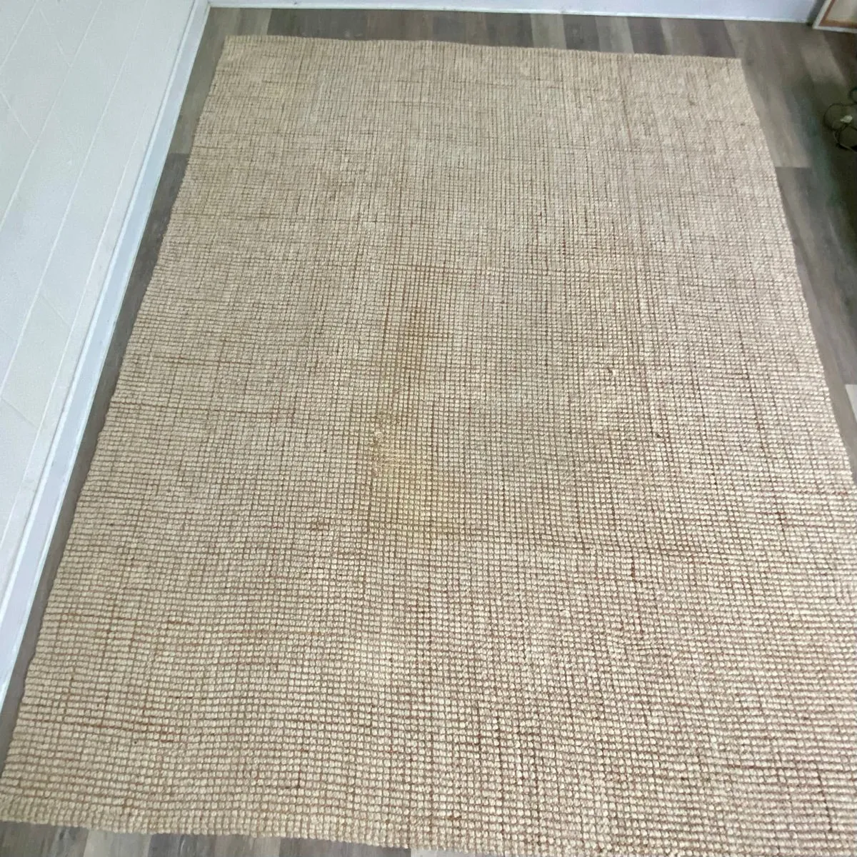 Light Brown Knobby Area Rug