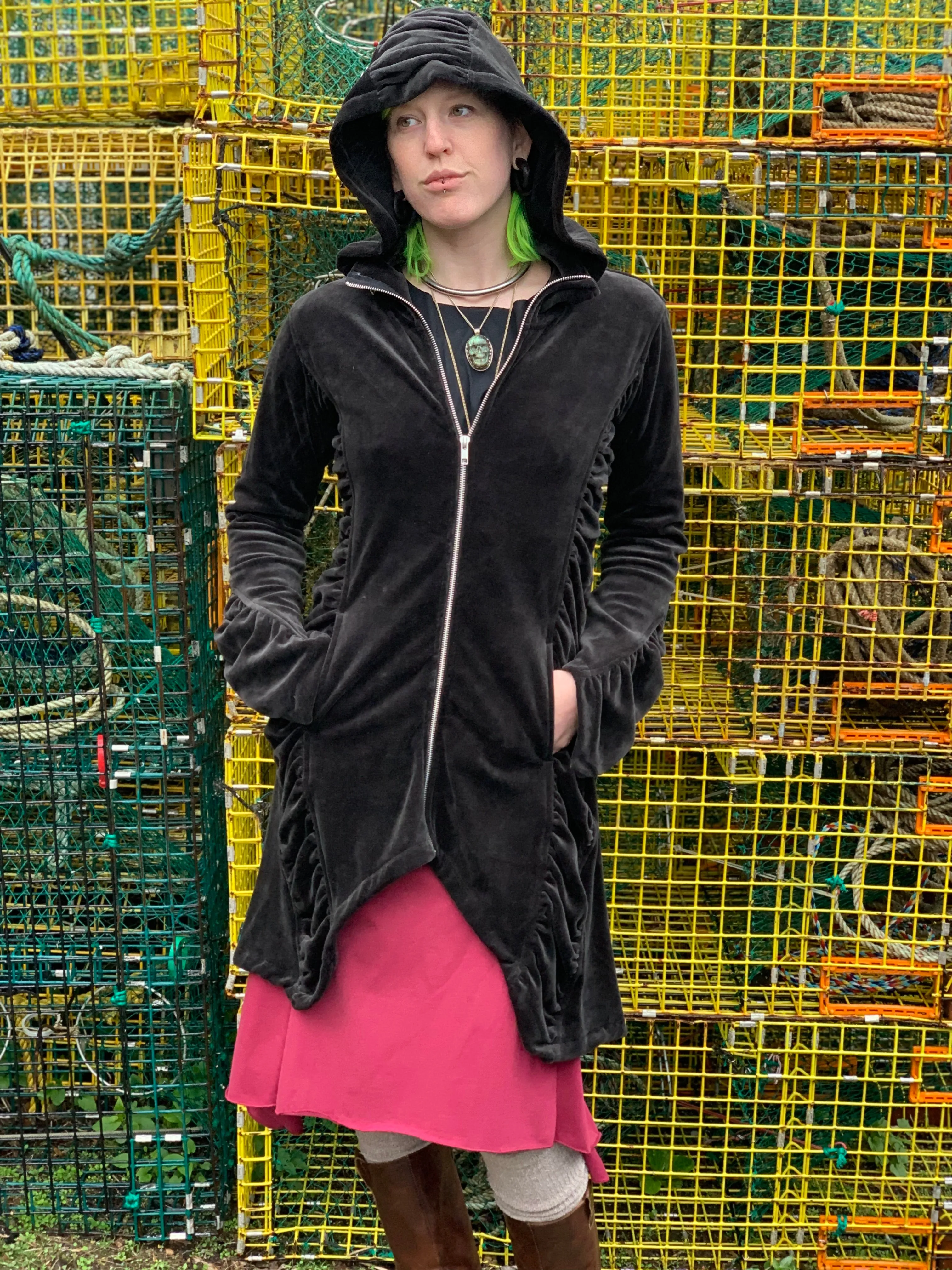Long Velvet Jacket