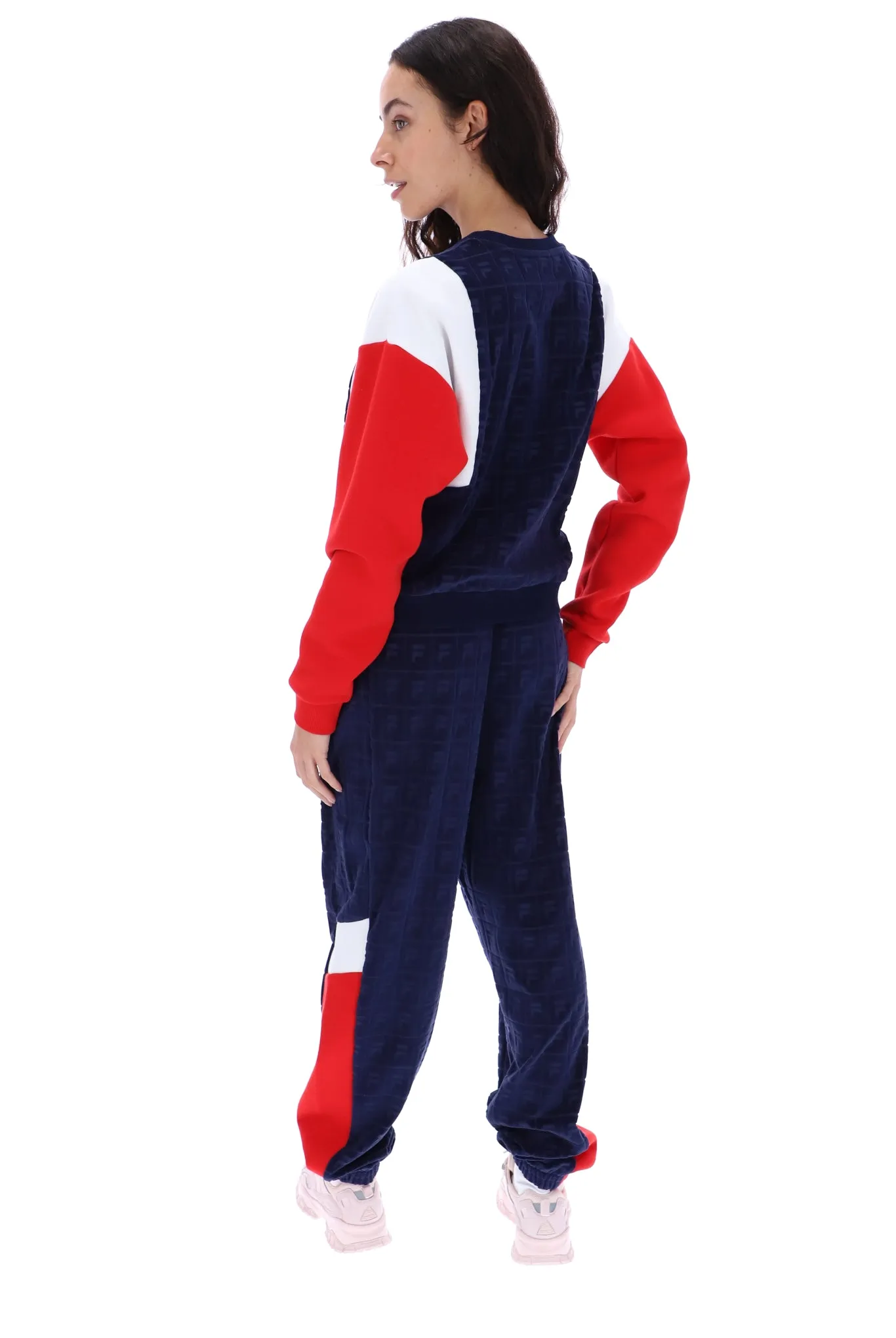 Lucy Velour Crew Sweatshirt