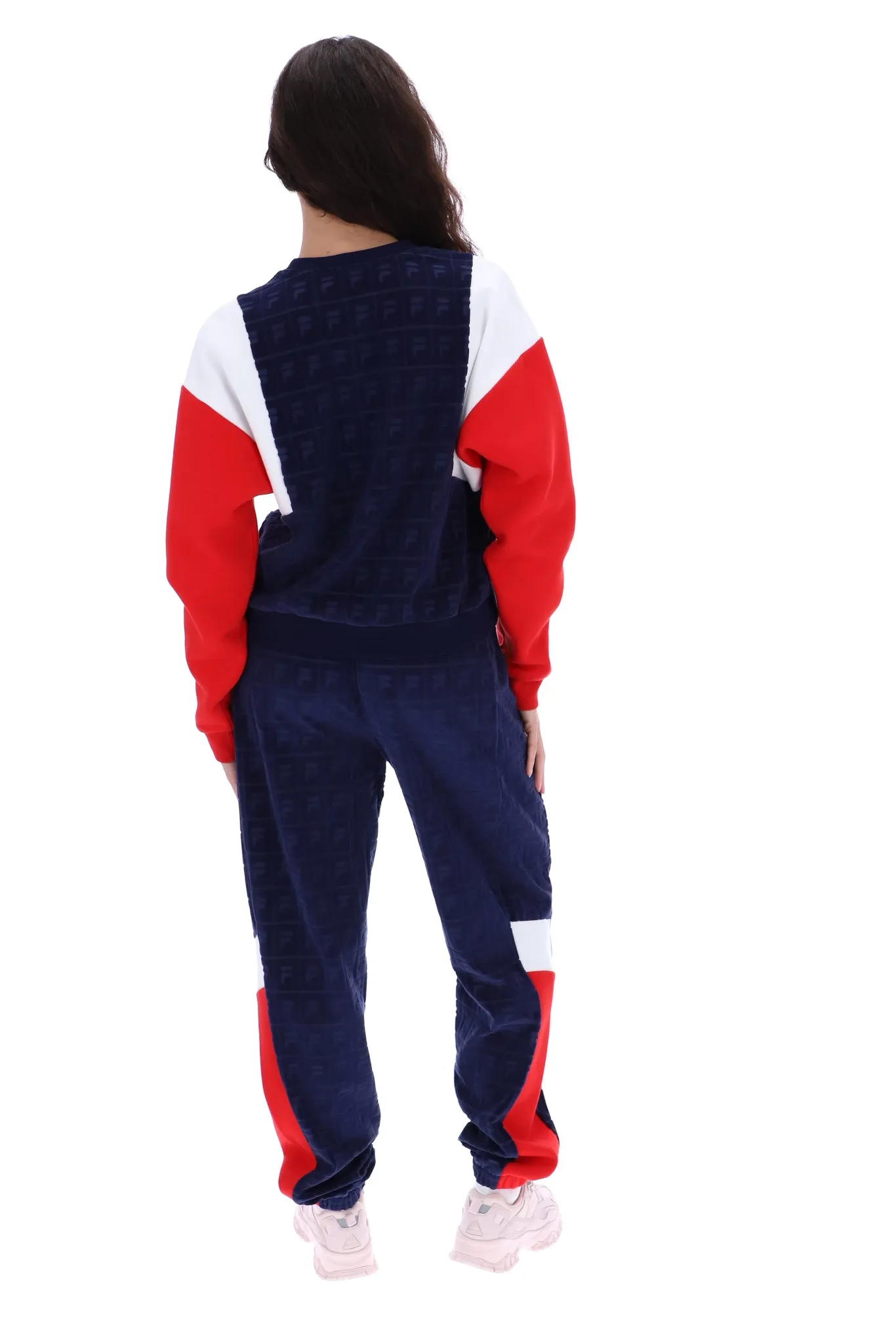 Lucy Velour Crew Sweatshirt