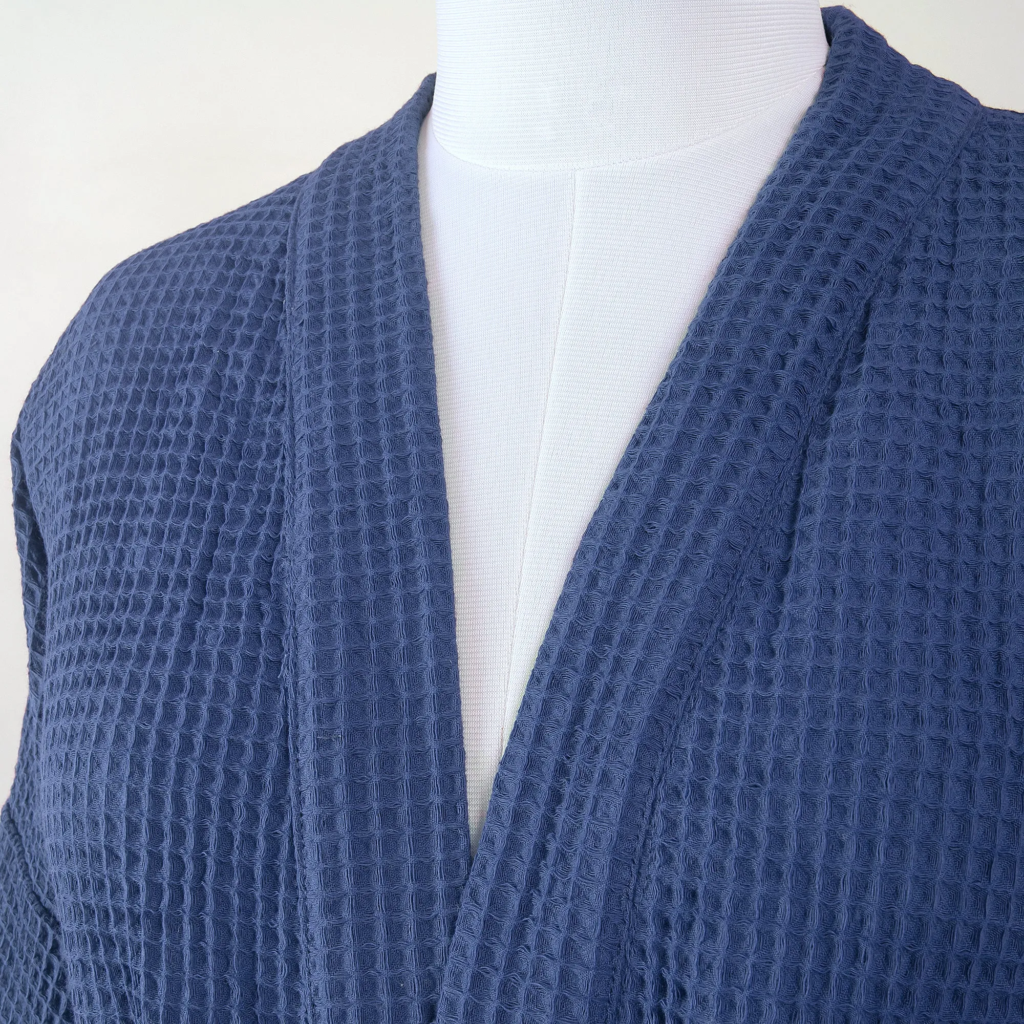Men & Women's Cotton Bathrobe with Belt