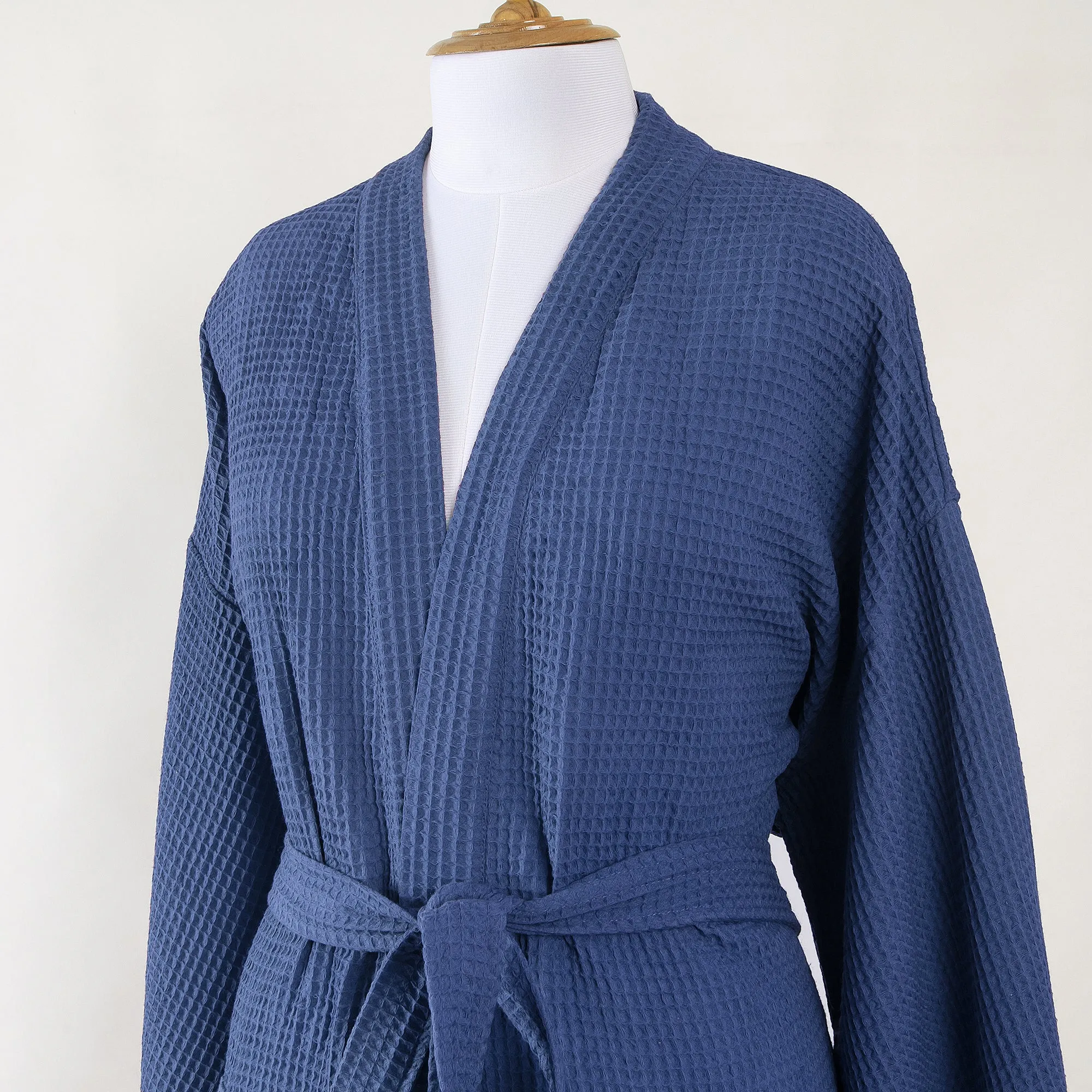Men & Women's Cotton Bathrobe with Belt