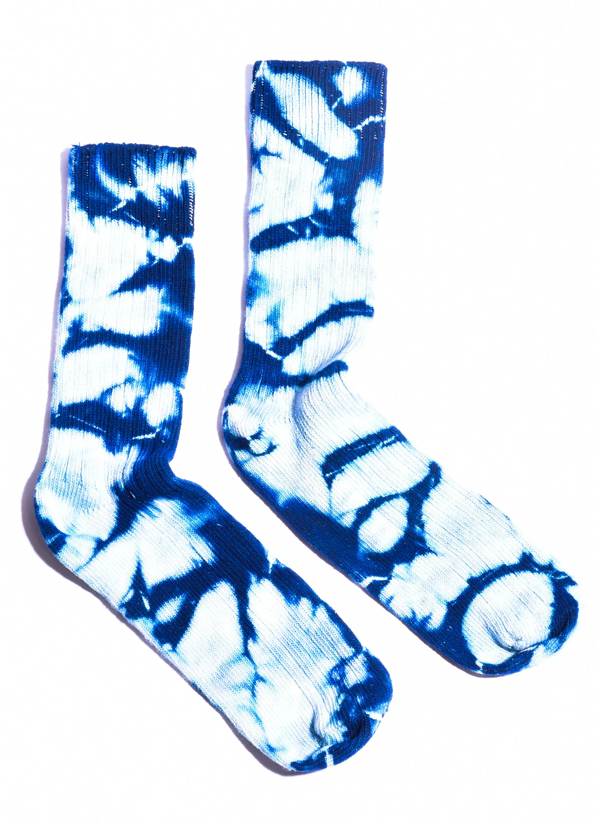 Men's Crew Socks • Hand Tie-Dyed Mid Weight Organic Cotton