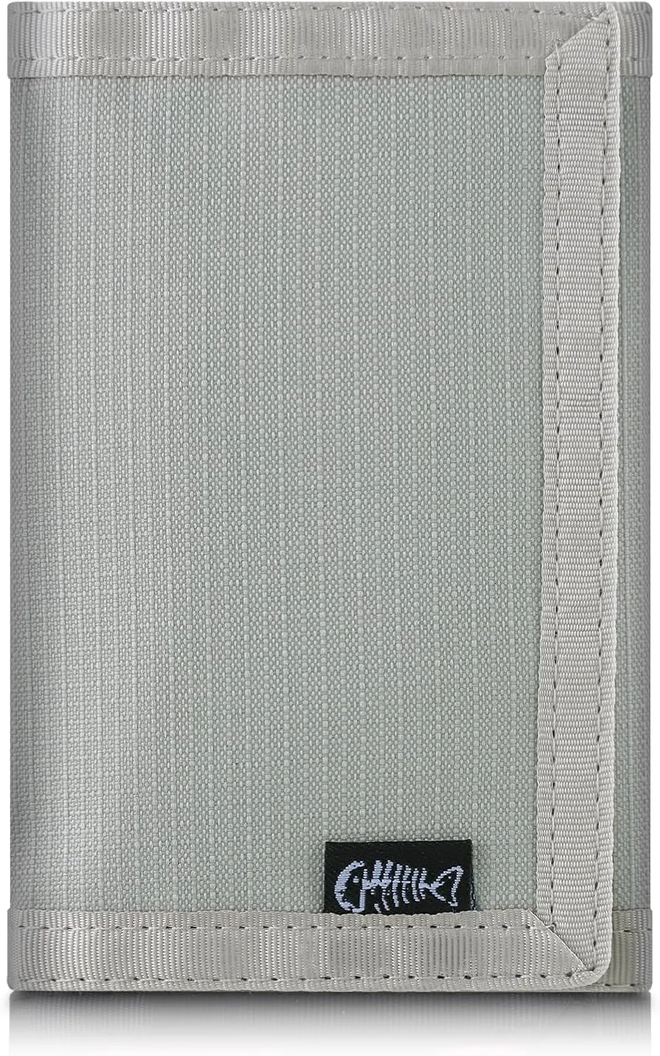 Mens Nylon Trifold RFID Wallet with ID Window, Slim Security Wallet for Card Cash Holder, Modern Fashion Stylish Wallet Gifts for Teen Boys and Men, One Size -Light Gray