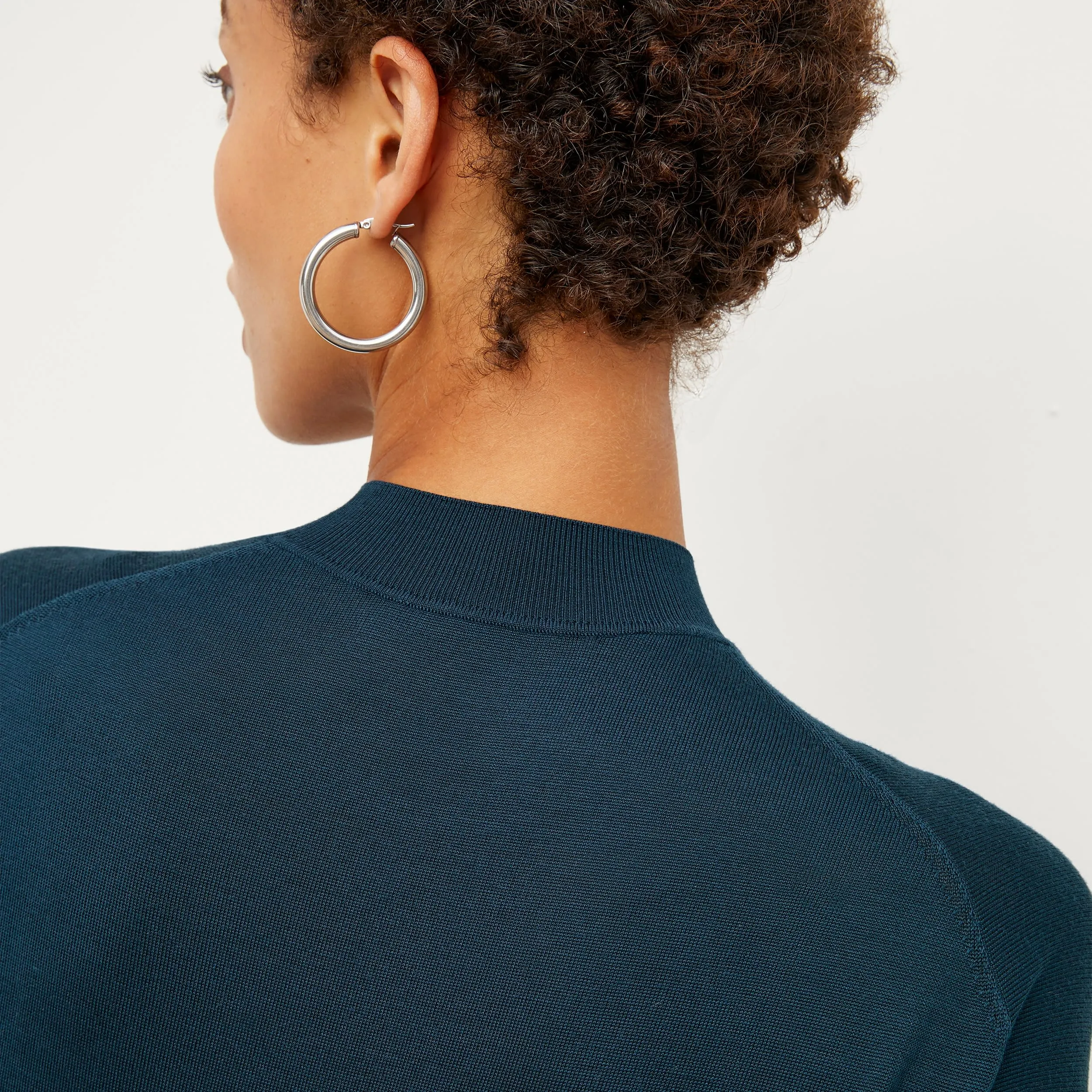 Mia Top - Silk Jersey :: Deep Sea