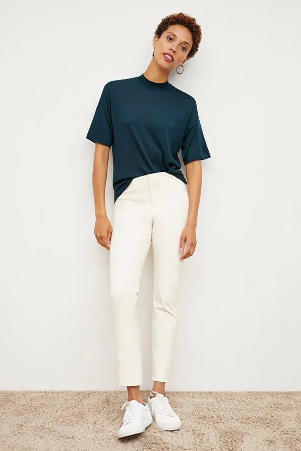 Mia Top - Silk Jersey :: Deep Sea