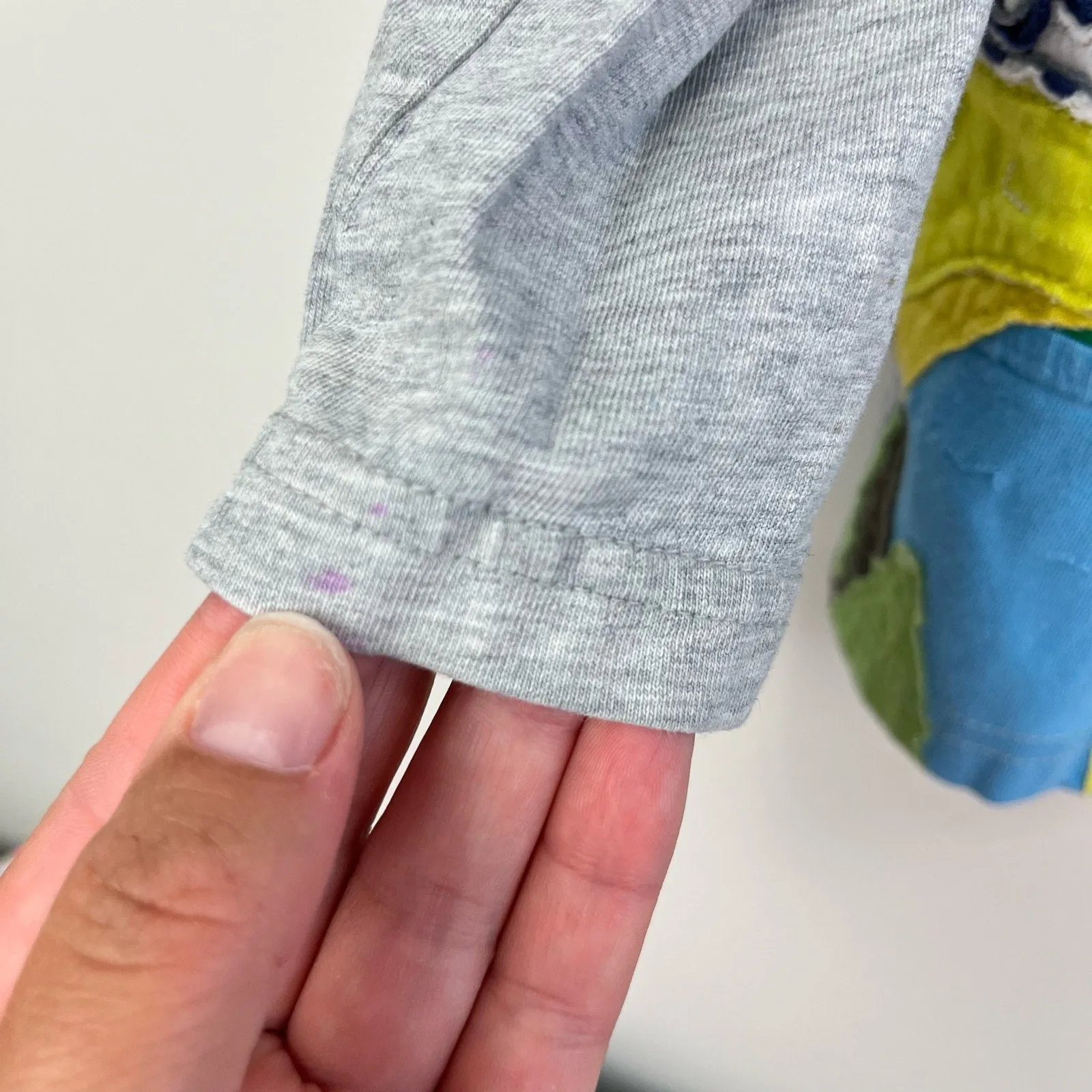 Mini Boden Lift The Flap Scene T-shirt Grey Marl Train 6-7